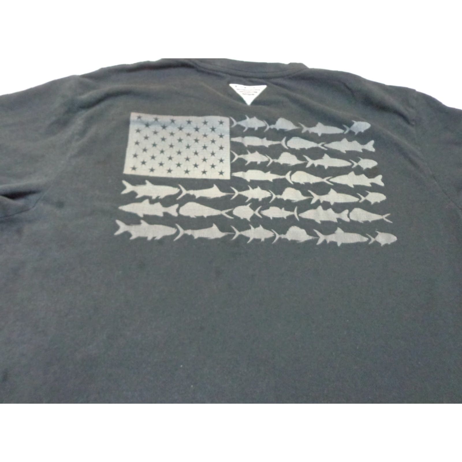 Vintage Columbia PFG Omni-Shade Men's T-Shirt Graphic Print Black 2XL Medium Pullover Shirt Fishing Activewear Size US M / EU 48-50 / 2 - 6 Thumbnail