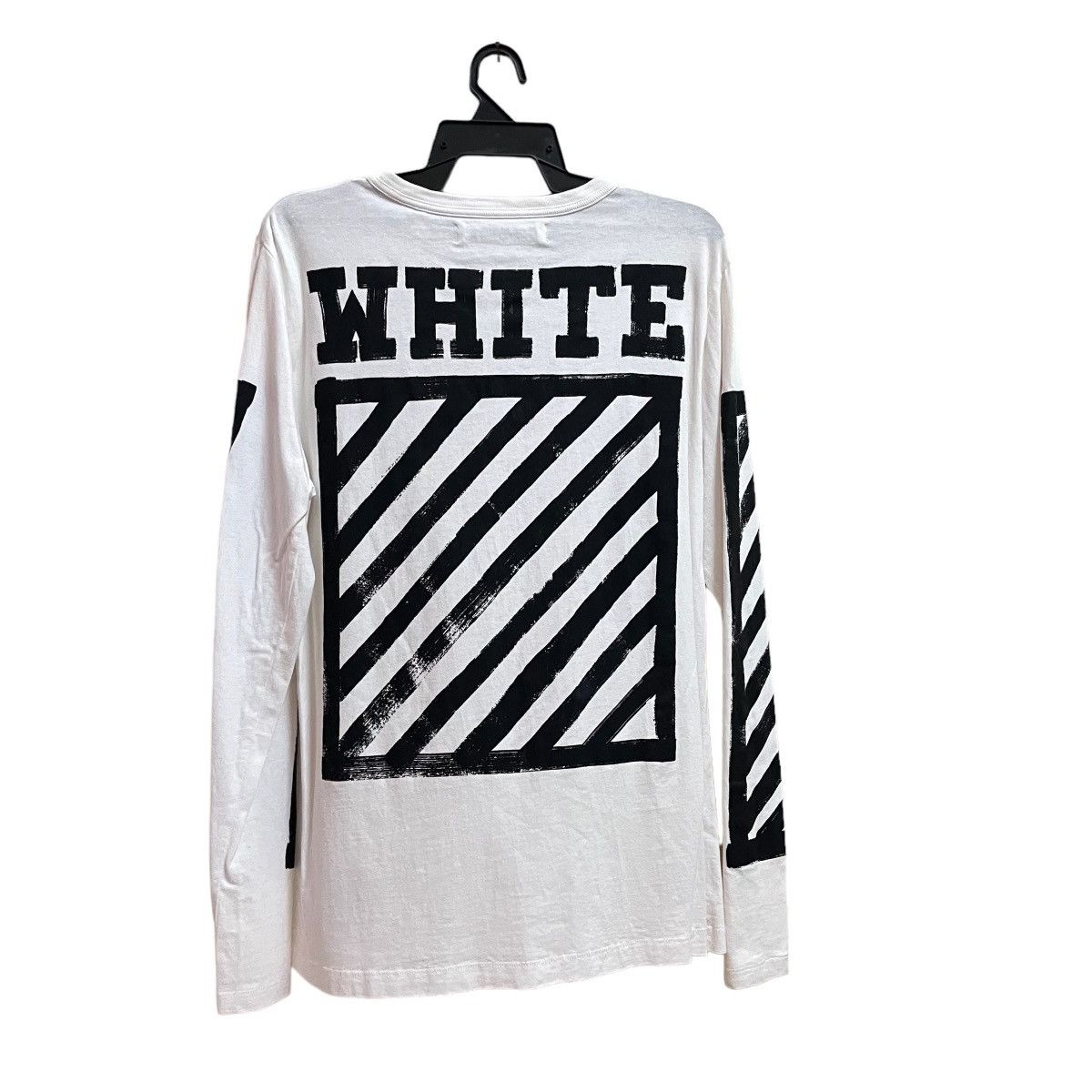 Off-White Authentic Off White Big Logo Prints Long Sleeve Man Shirts Size US L / EU 52-54 / 3 - 1 Thumbnail