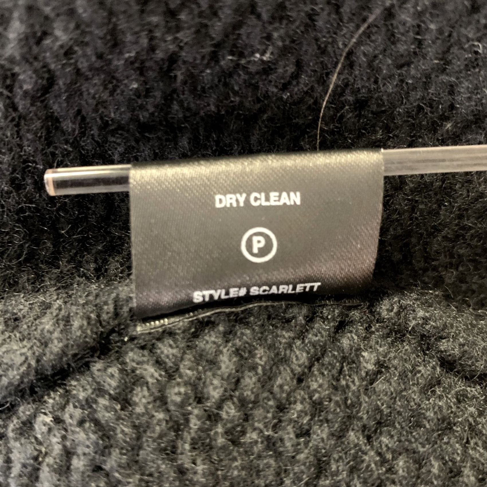 Vintage SABLYN Size L Black Cashmere Polyester Turtleneck Sweater Size L / US 10 / IT 46 - 7 Thumbnail