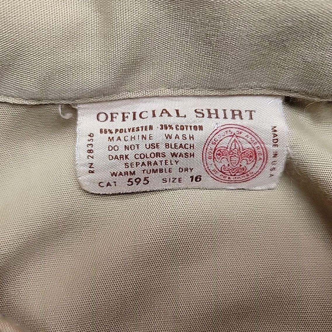 Vintage VINTAGE Boy Scouts Shirt Men 16 Khaki Tan Montana Centennial BSA Uniform Made in USA Men's Shirt Camouflage? Size US L / EU 52-54 / 3 - 5 Thumbnail