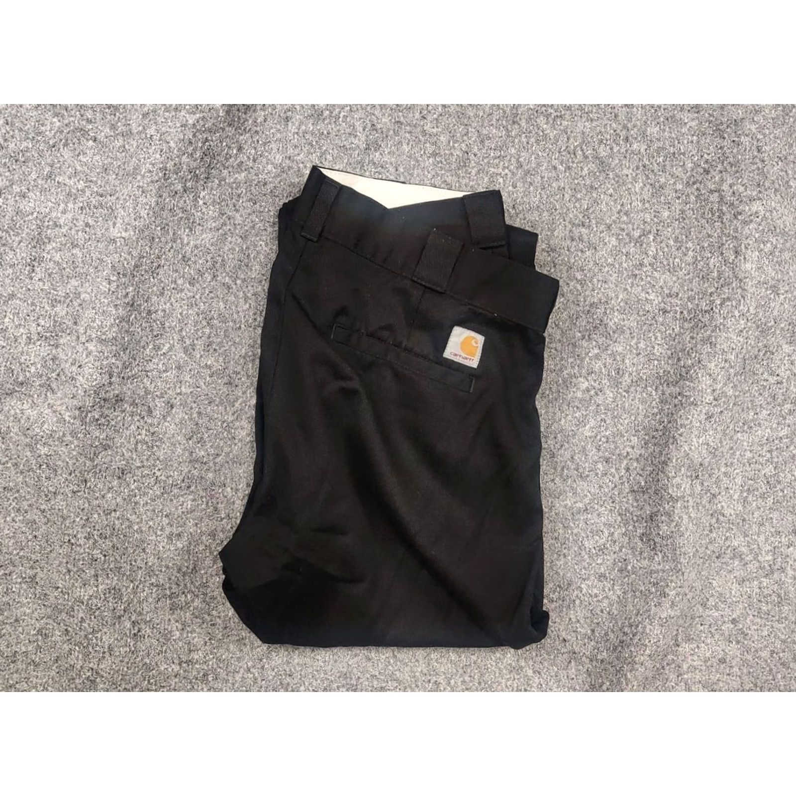 Carhartt VINTAGE Carhartt Master Black Logo Canvas Trouser Loose-fitting Pants Size US 34 / EU 50 - 2 Thumbnail