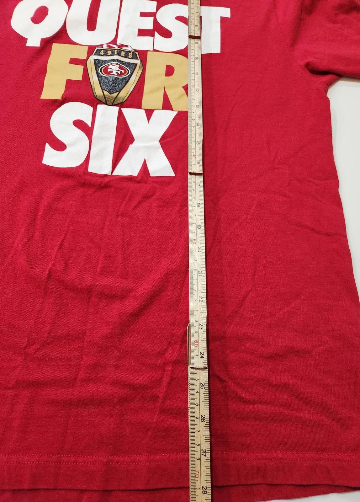 Nike Nike San Francisco 49ers Quest for Six XLVII Large Tees Size US L / EU 52-54 / 3 - 4 Thumbnail