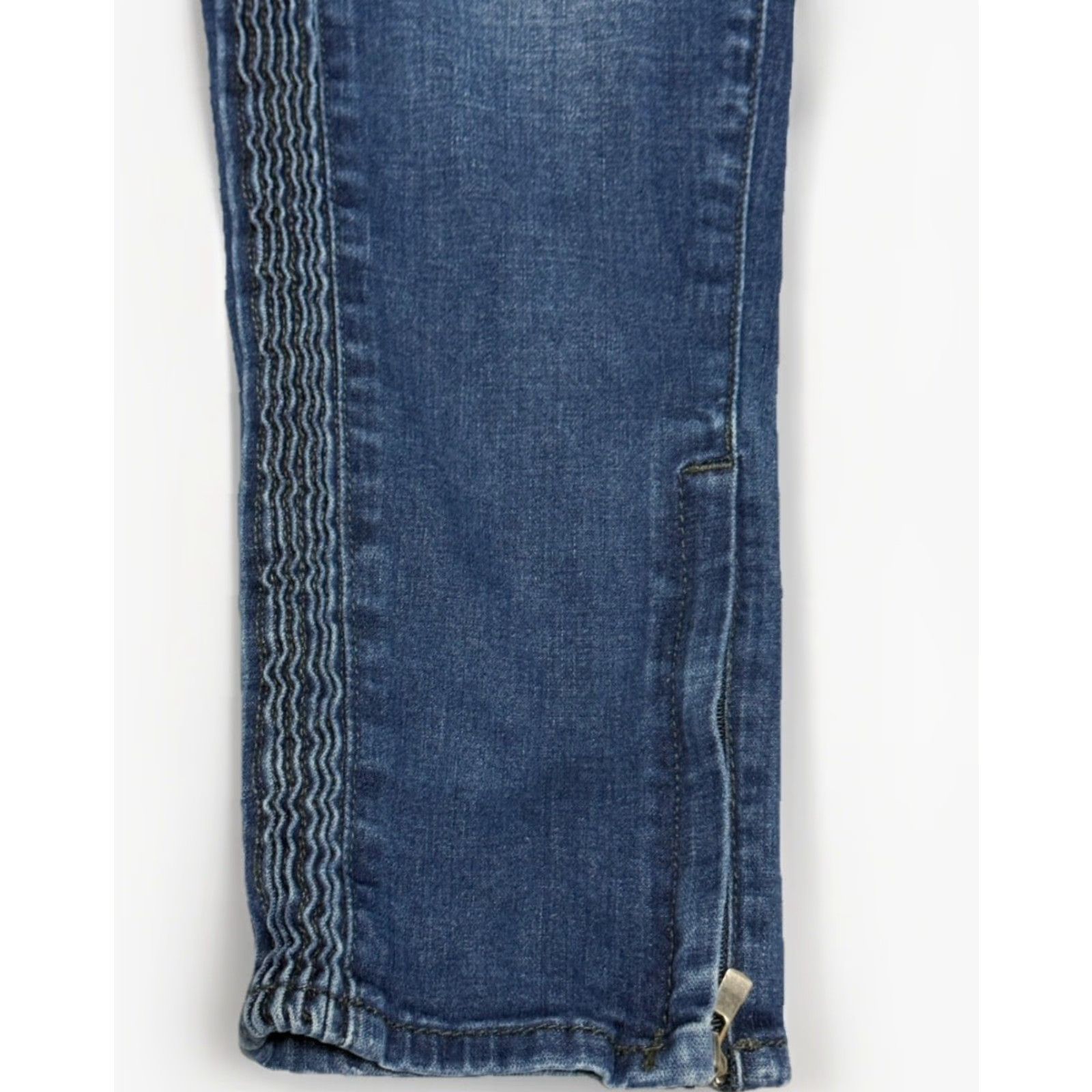 True Religion True Religion Blue Denim Mick Skinny Jeans Mens Regular Zipper 36 Blue Denim 5-Pocket Style 80s 90s Hipster City Jeans Mens Size US 36 / EU 52 - 2 Thumbnail