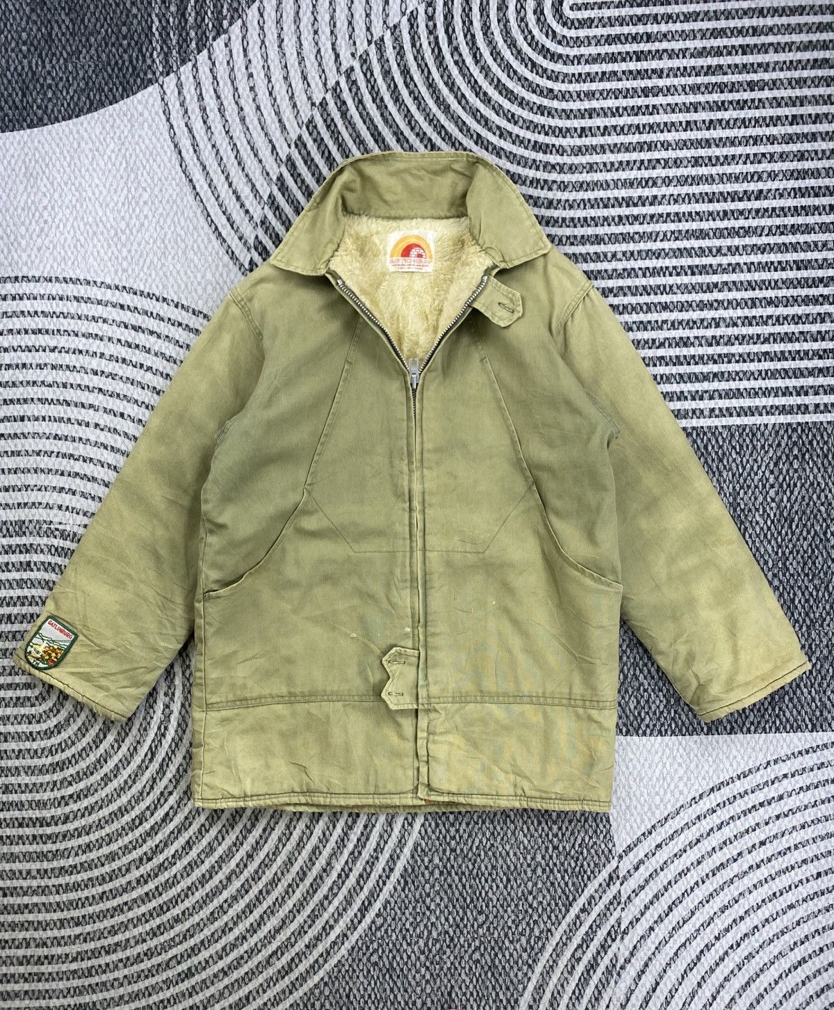 Vintage Vintage Artic-King Rare Green Double Collar Zipper Jacket Size US L / EU 52-54 / 3 - 6 Thumbnail