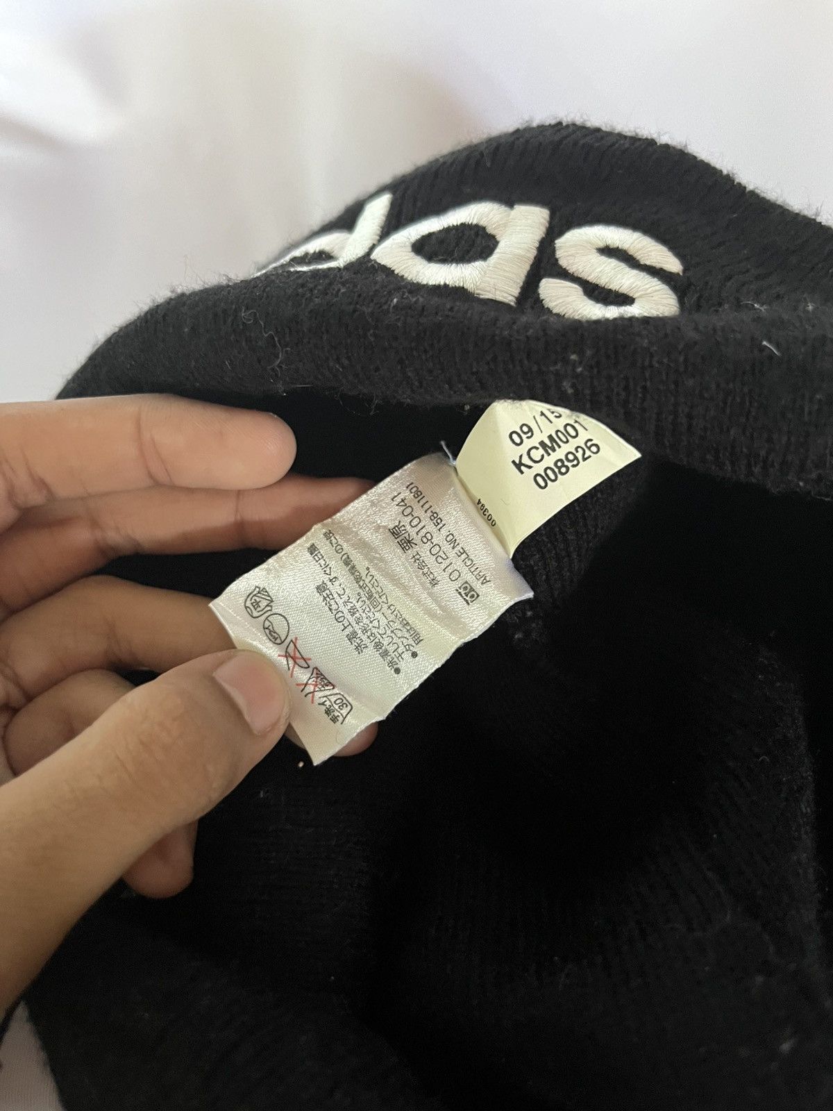 Adidas Vintage adidas hats beanie snow caps Size ONE SIZE - 11 Thumbnail
