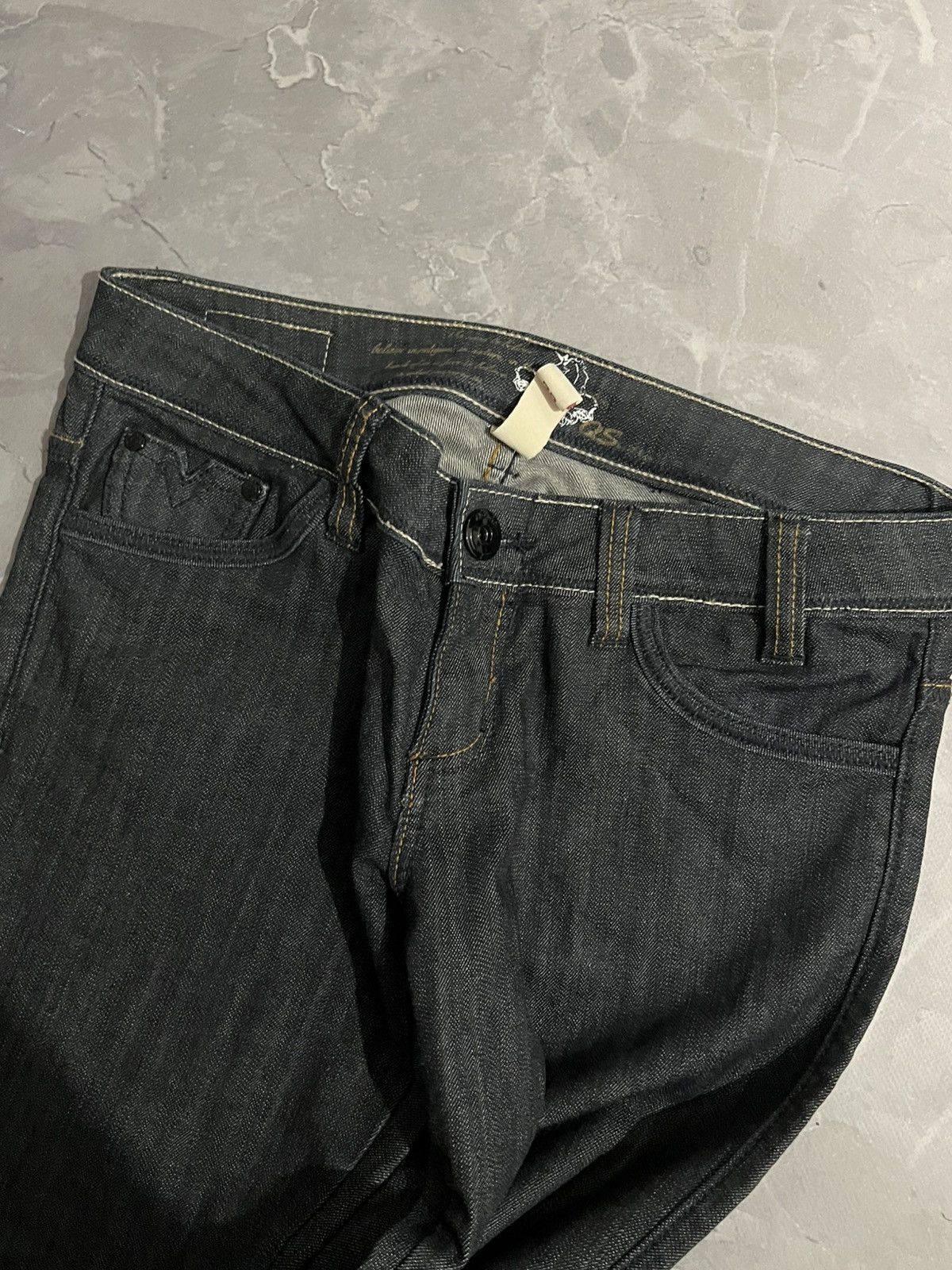Vintage Vintage Glitter Japanese Dark-Wear Jeans / Archive Y2K Swag Size US 32 / EU 48 - 6 Thumbnail