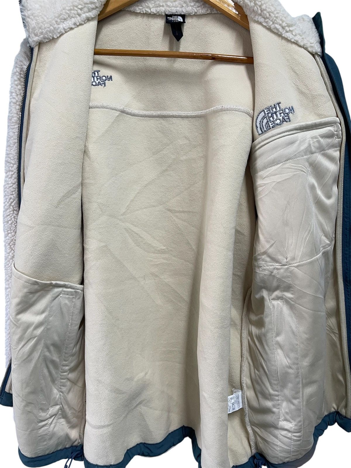 The North Face The North Face Fleece Sherpa Jacket Cream Size US L / EU 52-54 / 3 - 3 Thumbnail