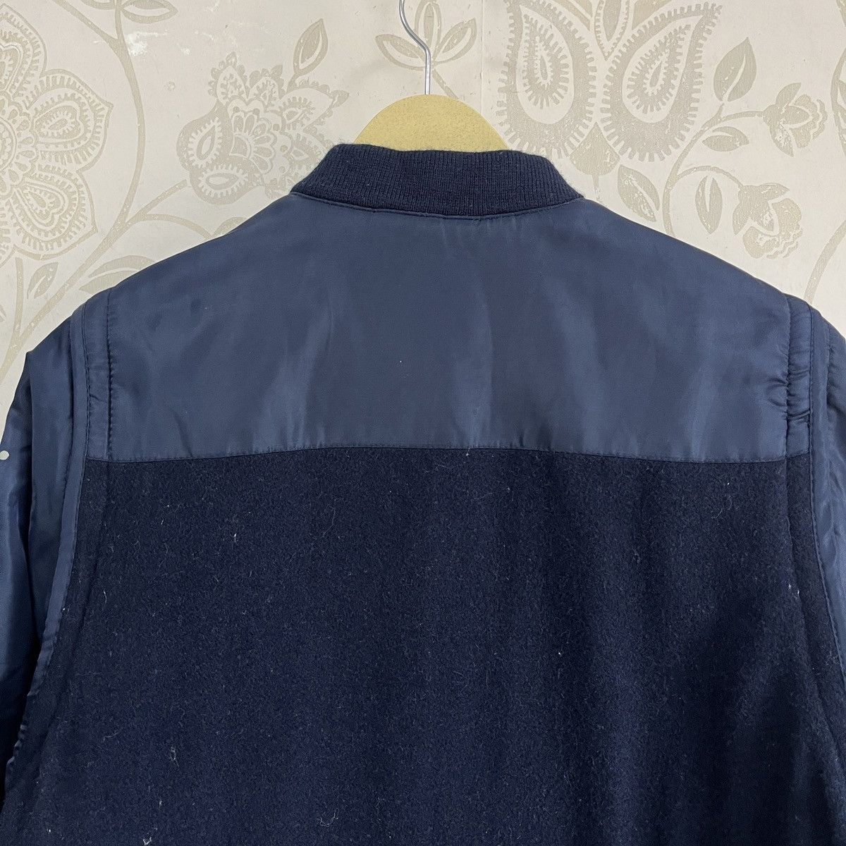 DKNY × Vintage DKNY USA Two Ways Bomber Wool Jacket Size US M / EU 48-50 / 2 - 22 Thumbnail