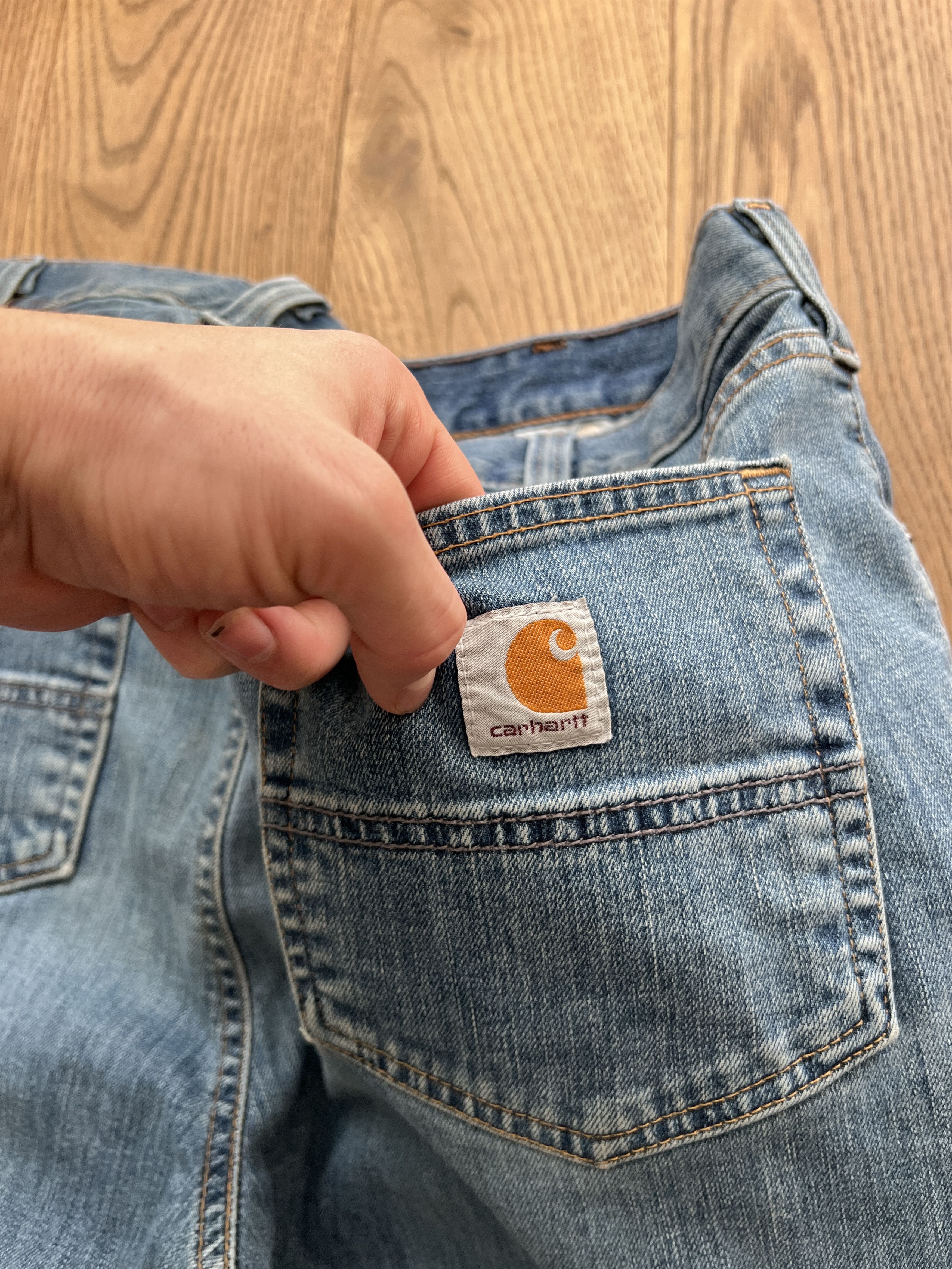 Carhartt Carhartt workwear vintage 2000s Rugged Flex retro denim jean Size US 36 / EU 52 - 4 Thumbnail