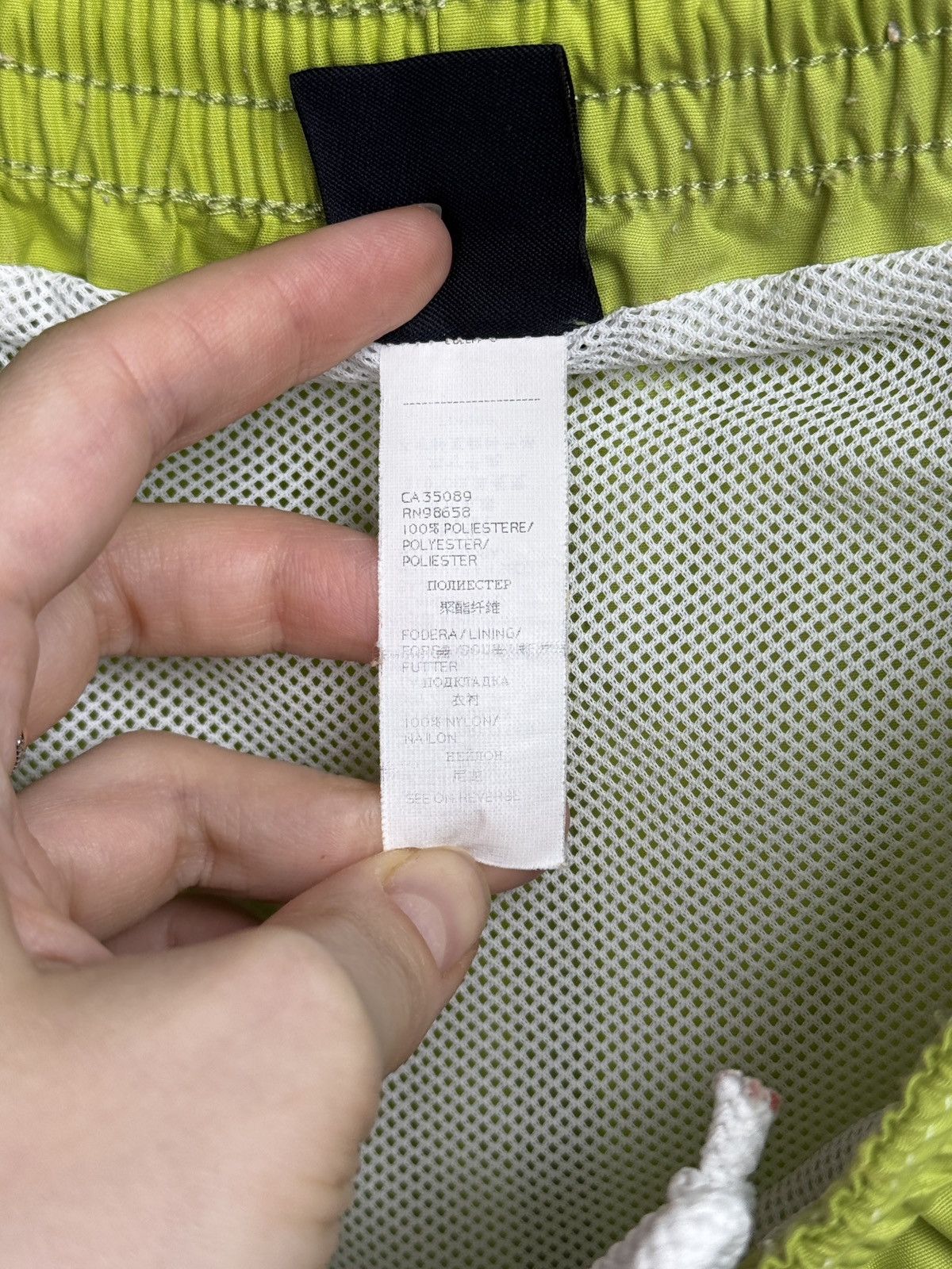 Paul & Shark Paul & Shark acid green swimwear shorts with stripes size L Size US 34 / EU 50 - 10 Thumbnail