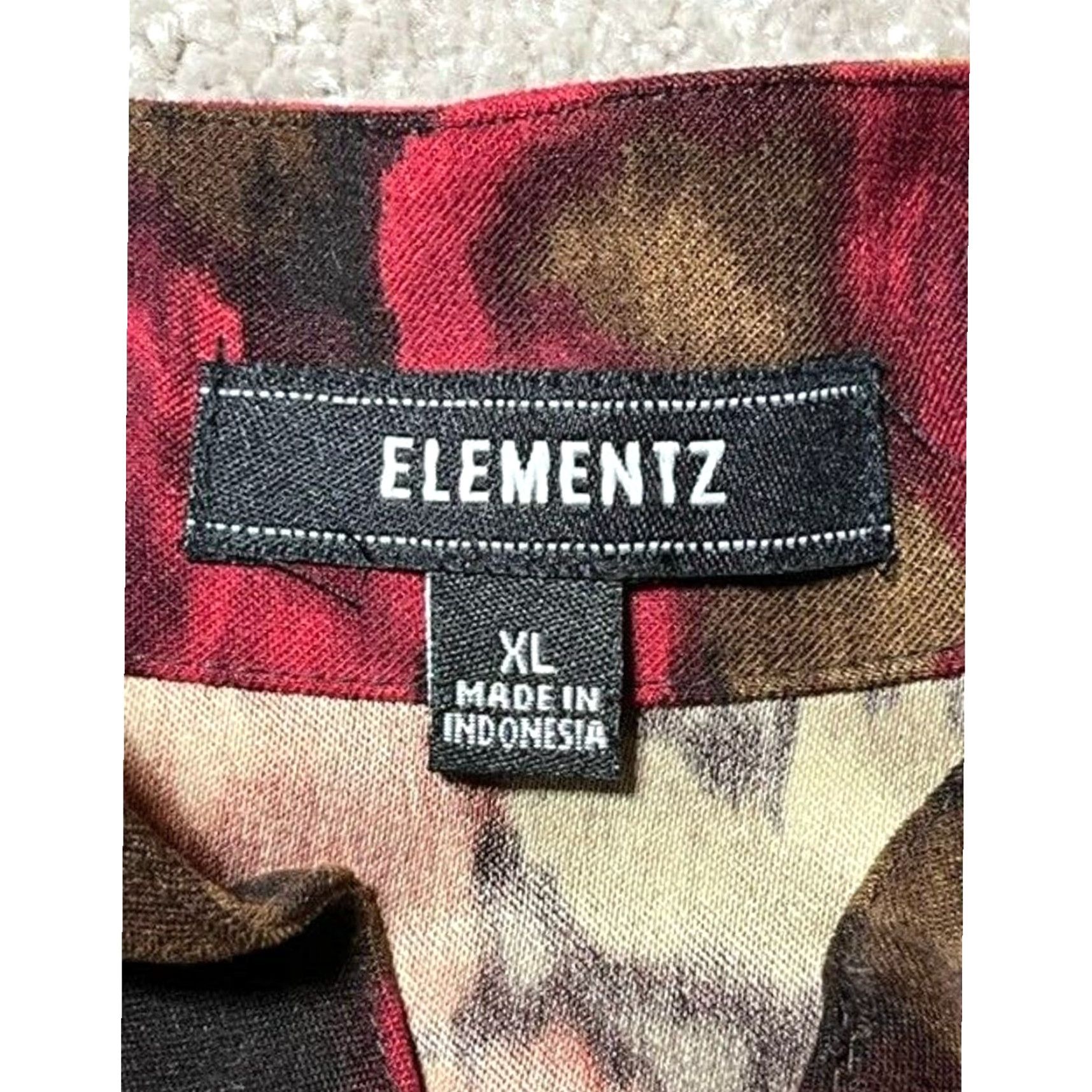 Element VINTAGE 90s Y2K Full Zip Jacket XL Floral Dark Romantic Whimsigoth Boho Fall Womens XL Black Elementz Blouse Jacket Size XL / US 12-14 / IT 48-50 - 5 Thumbnail