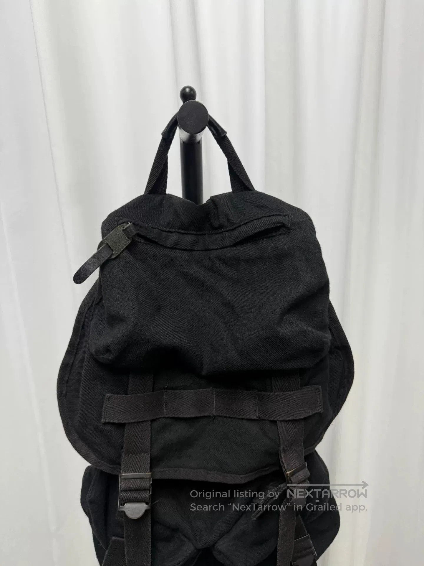 Yohji Yamamoto Yohji Yamamoto Y's Canvas Tactical Backpack. Size ONE SIZE - 4 Thumbnail
