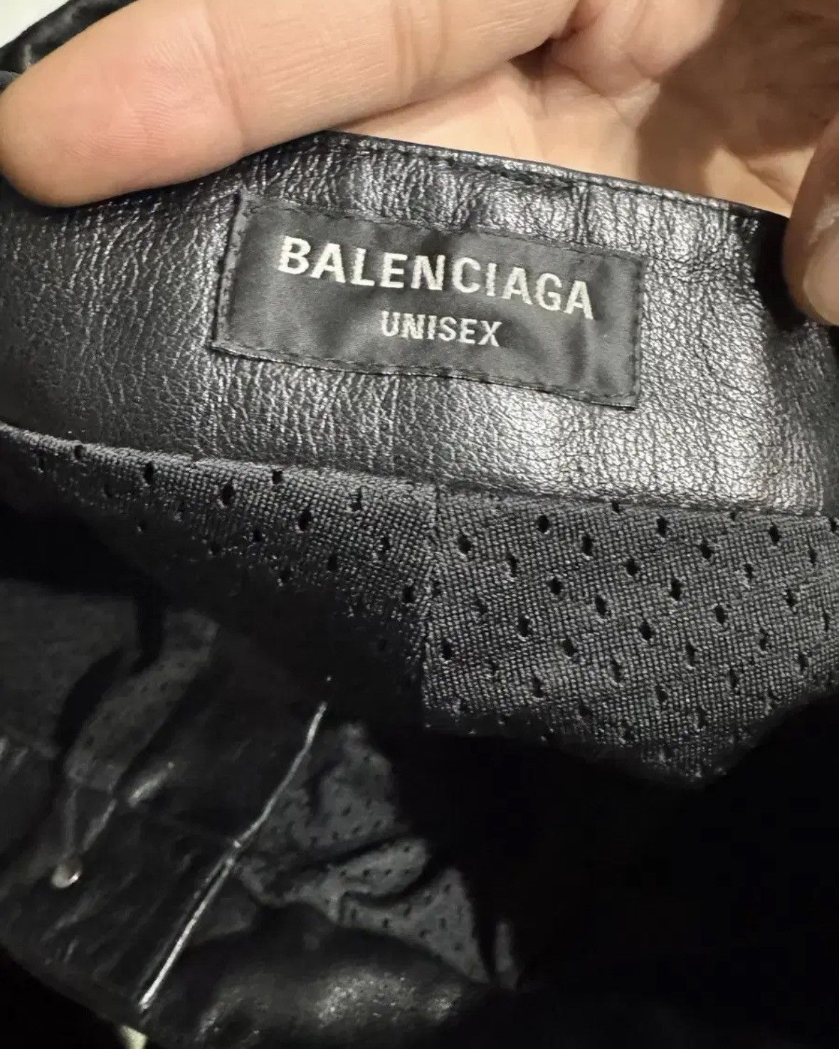 Balenciaga *rare* 1 of 1 sample Balenciaga Moto Biker Leather Pants Size US 30 / EU 46 - 6 Thumbnail