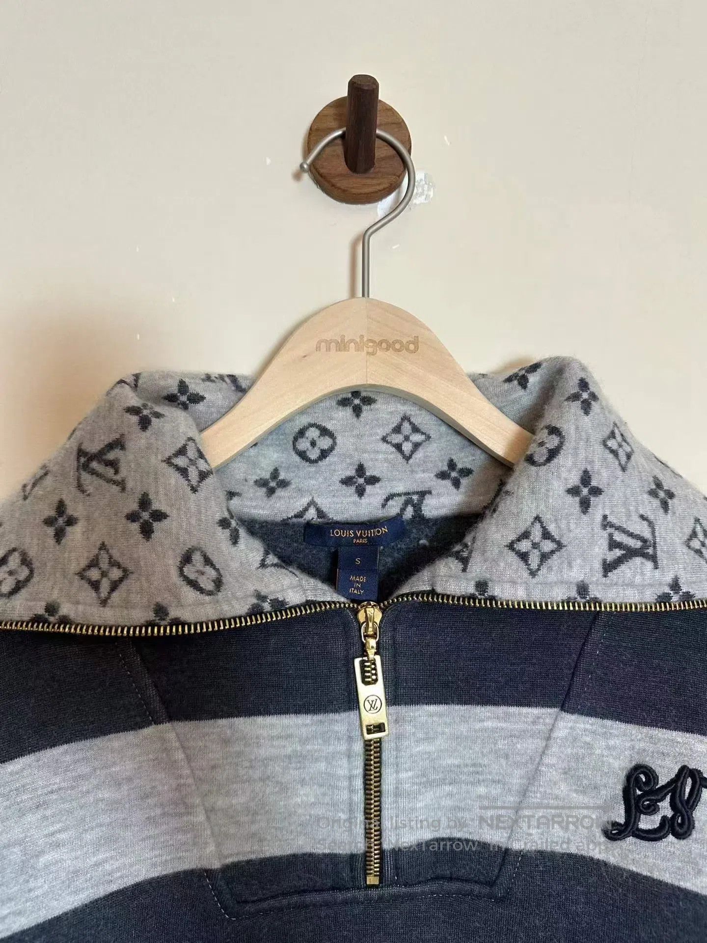 Louis Vuitton Louis Vuitton Cashmere old flower half-zip sweatshirt| Size US S / EU 44-46 / 1 - 3 Thumbnail