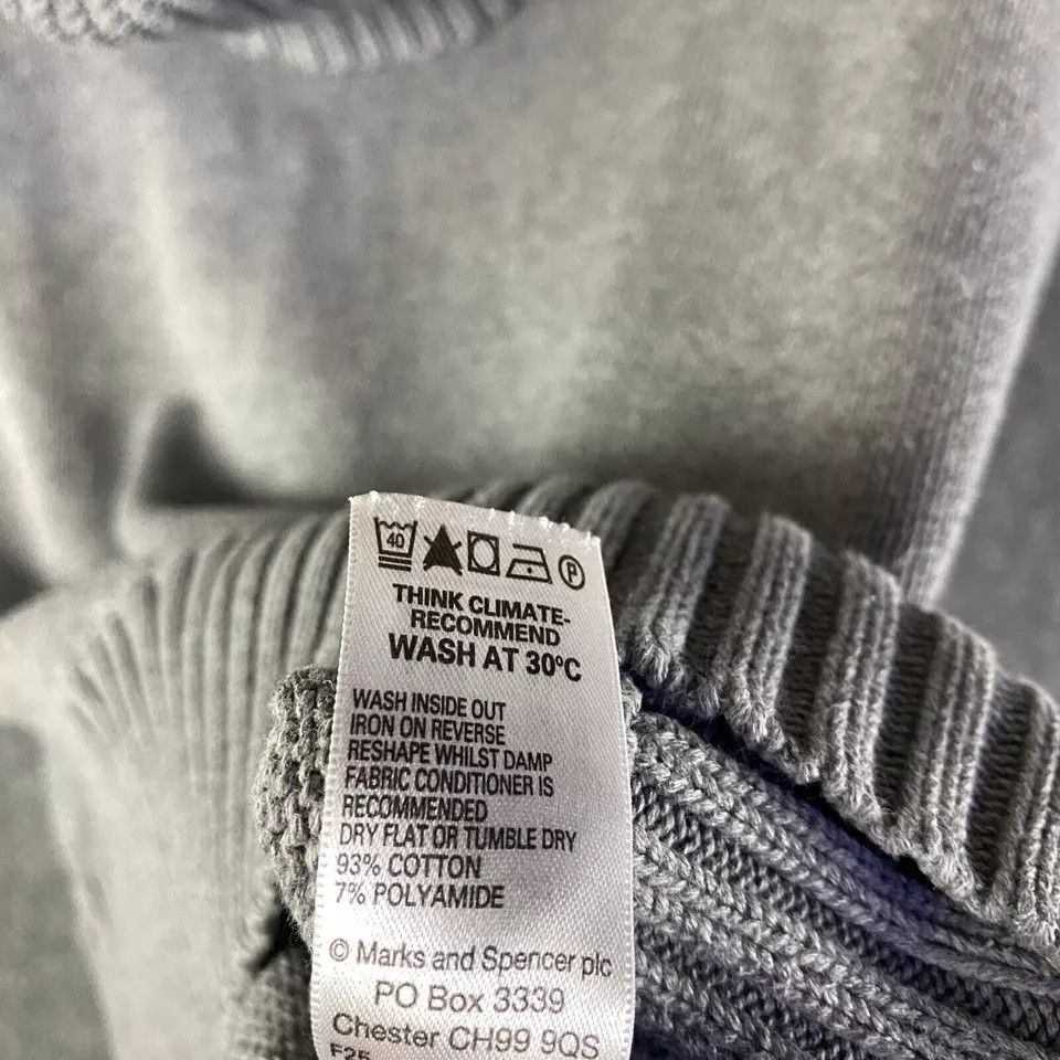 Marks & Spencer Marks & Spenser Sweater Women's 10 UK Gray Cowl Neck Knit Size L / US 10 / IT 46 - 8 Thumbnail