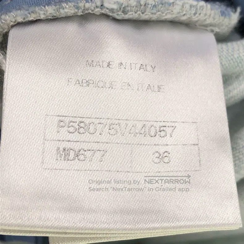 Chanel Chanel 18C buckled slit denim wide-leg trousers Size 24" / US 00 / IT 34 - 6 Thumbnail
