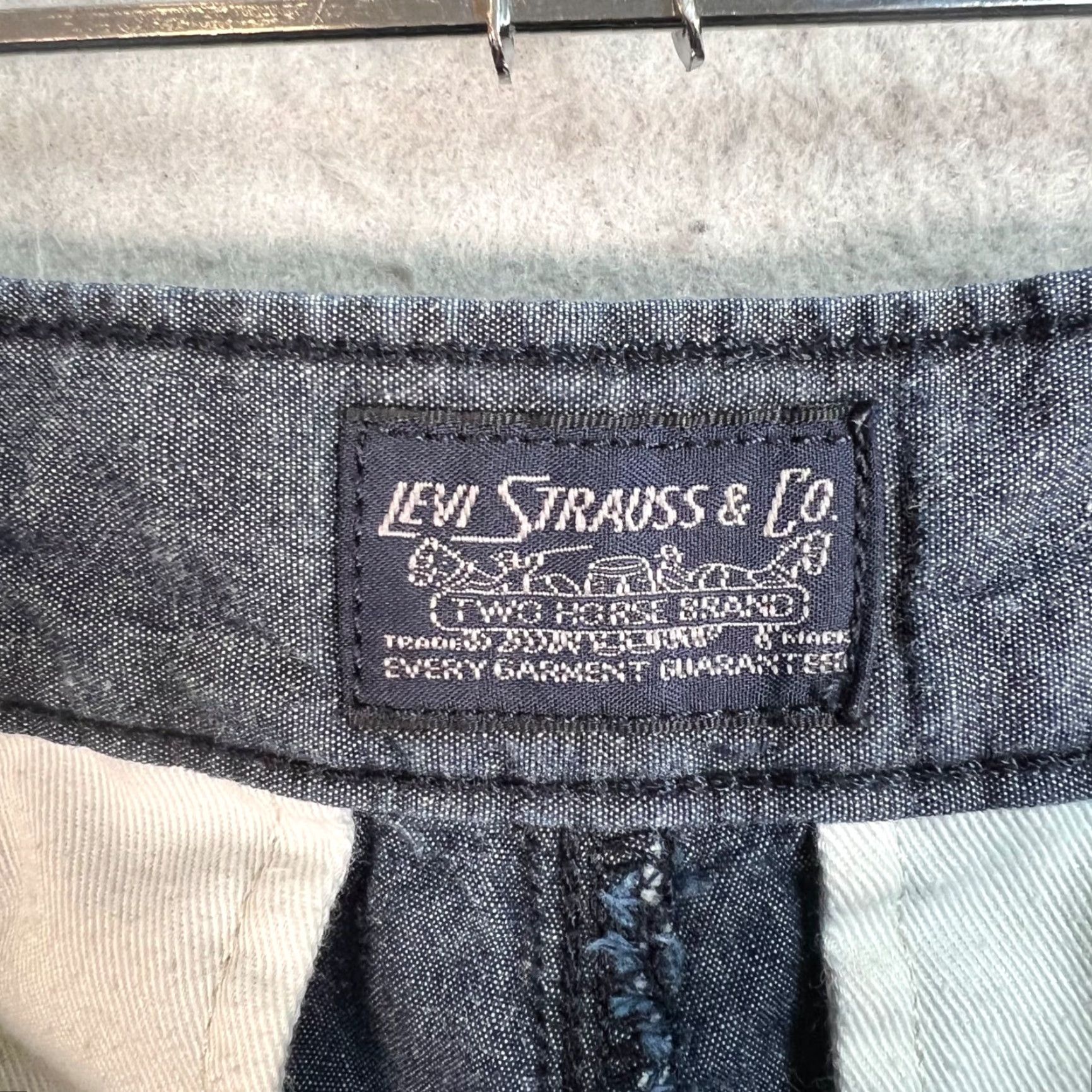 Levi's Levis Mens Shorts 30 Chambray Blue Chino Cotton Size US 30 / EU 46 - 3 Thumbnail