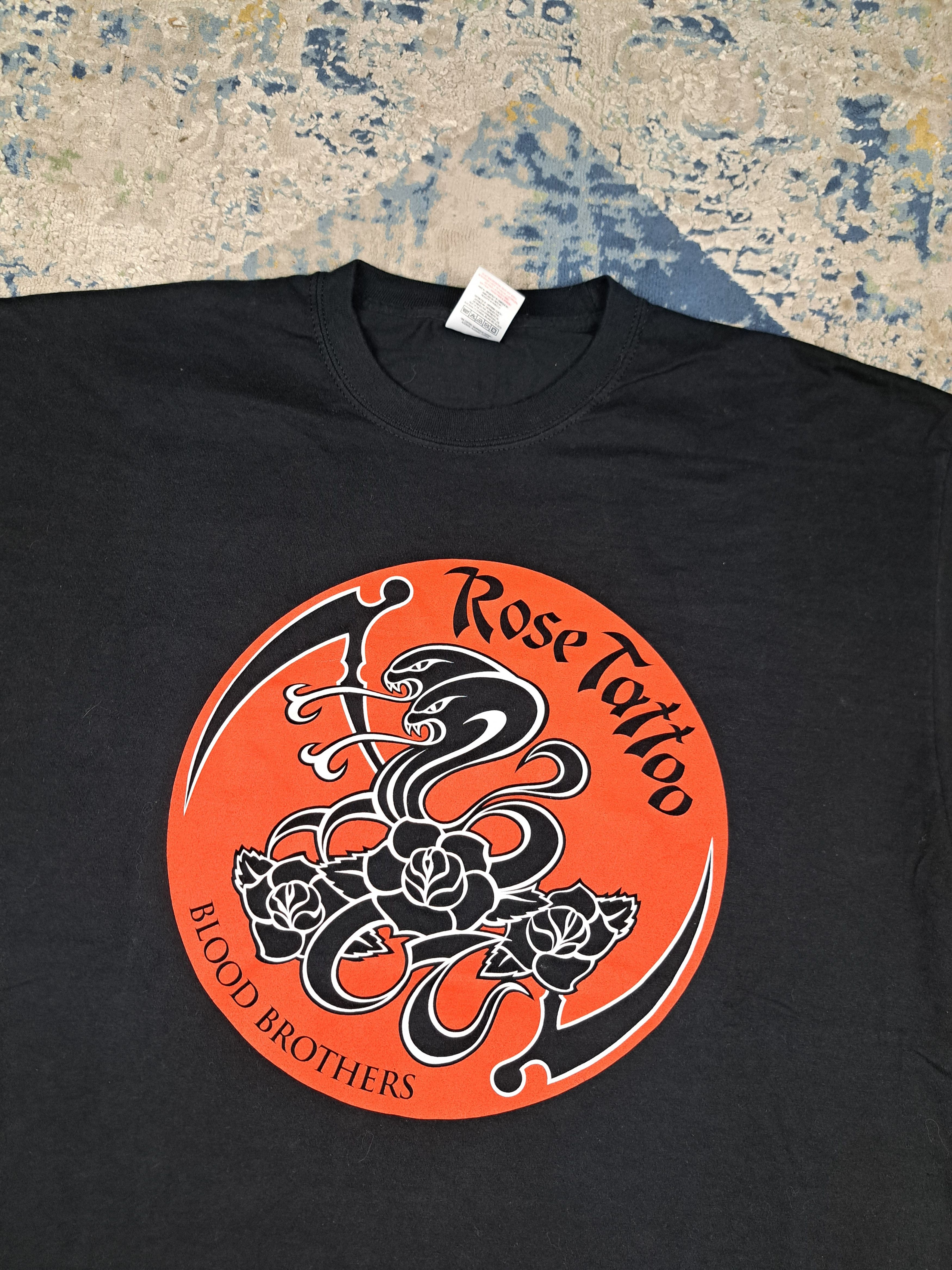 Band Tees Vintage 2007 Rose Tattoo Blood Brothers Euro Tour y2k Size US XL / EU 56 / 4 - 2 Thumbnail