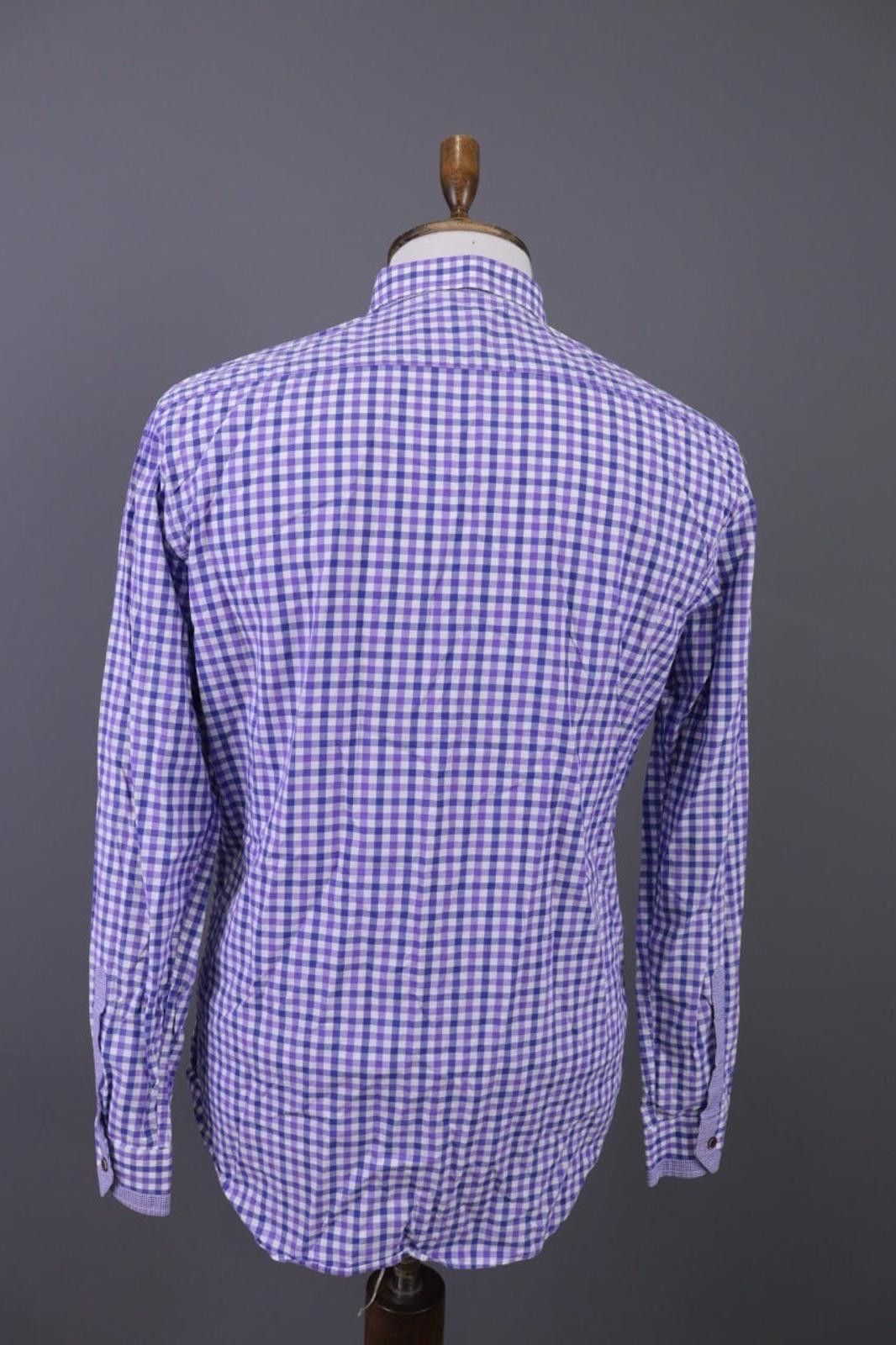 Etro Etro Luxury Multicolor Check Button Down Shirt Size 42 Size US M / EU 48-50 / 2 - 8 Thumbnail