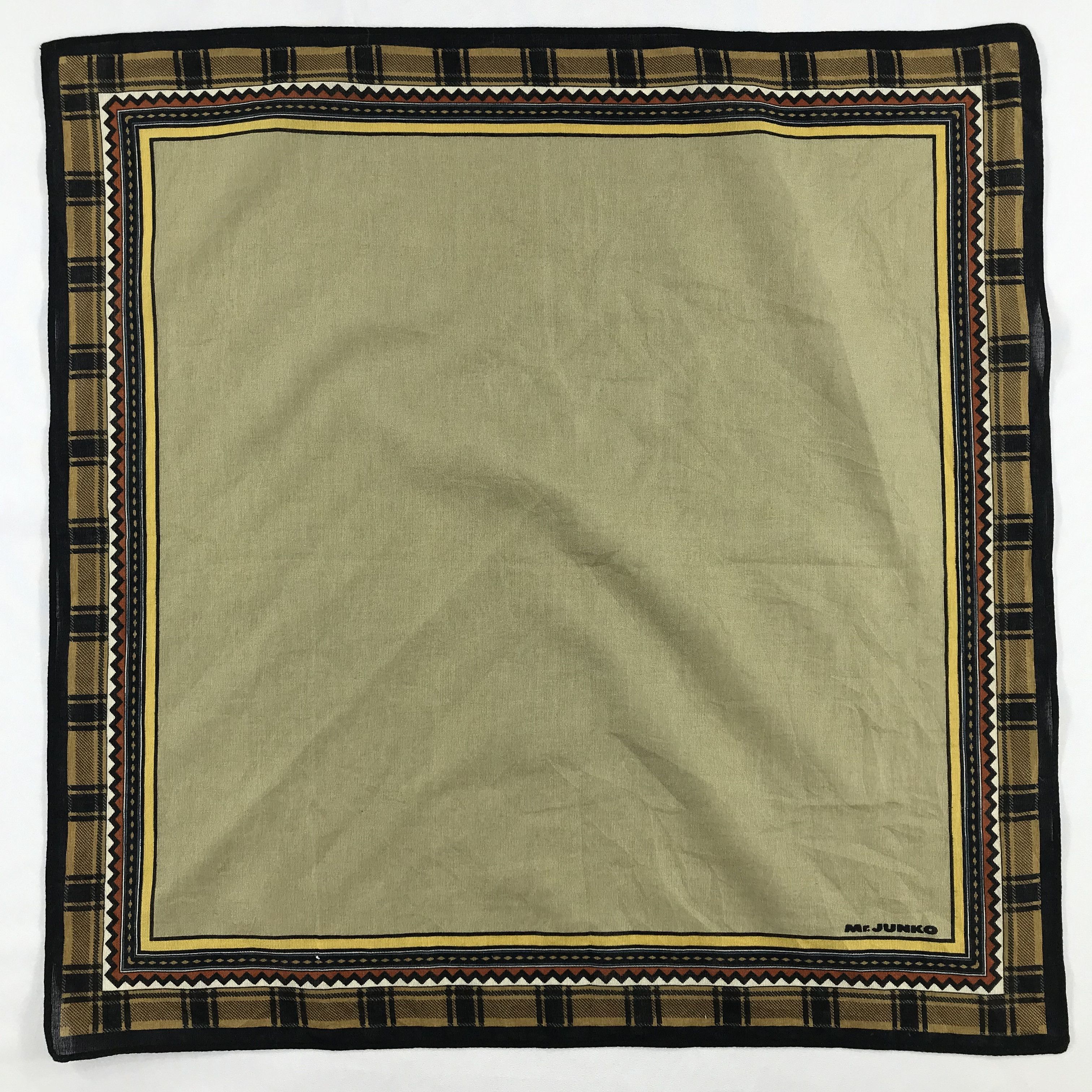 Mr. Junko × Vintage Mr. Junko Bandana / Handkerchief / Neckerchief - S2529 Size ONE SIZE - 1 Thumbnail
