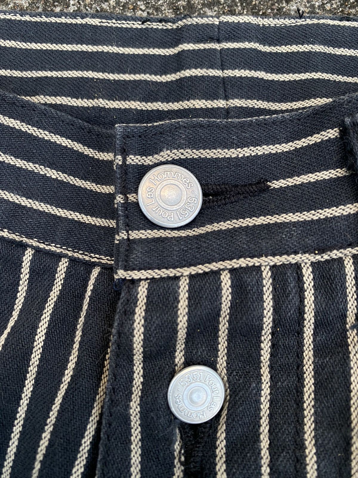 5351 POUR LES HOMMES 🖤BLACFRIDAY🖤5351 Pour Les Hommes Stripe Pants Size US 28 / EU 44 - 5 Thumbnail