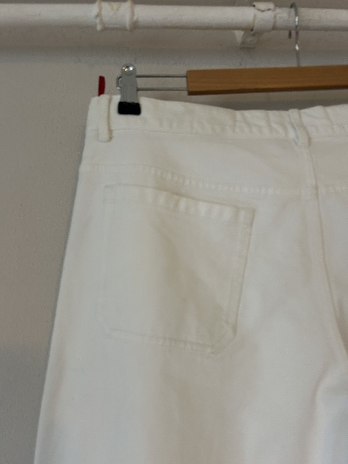 Prada Prada Linea Rossa White Jeans - Size 52 Size US 36 / EU 52 - 9 Thumbnail