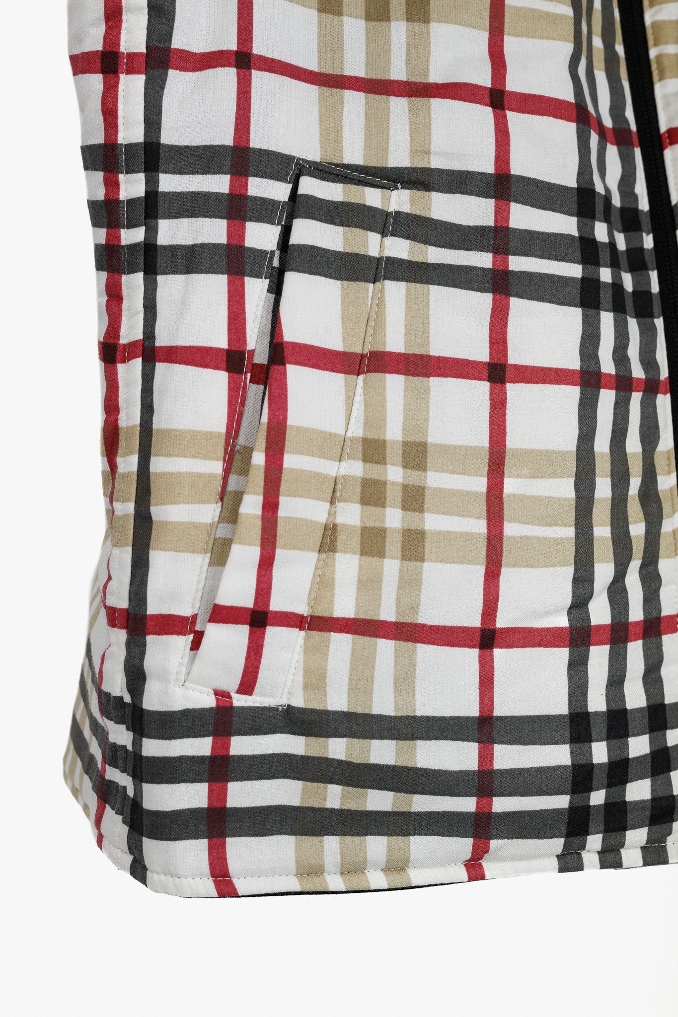 Burberry Buberry Reversible Black & White-Check Cotton Vest Size M / US 6-8 / IT 42-44 - 14 Thumbnail
