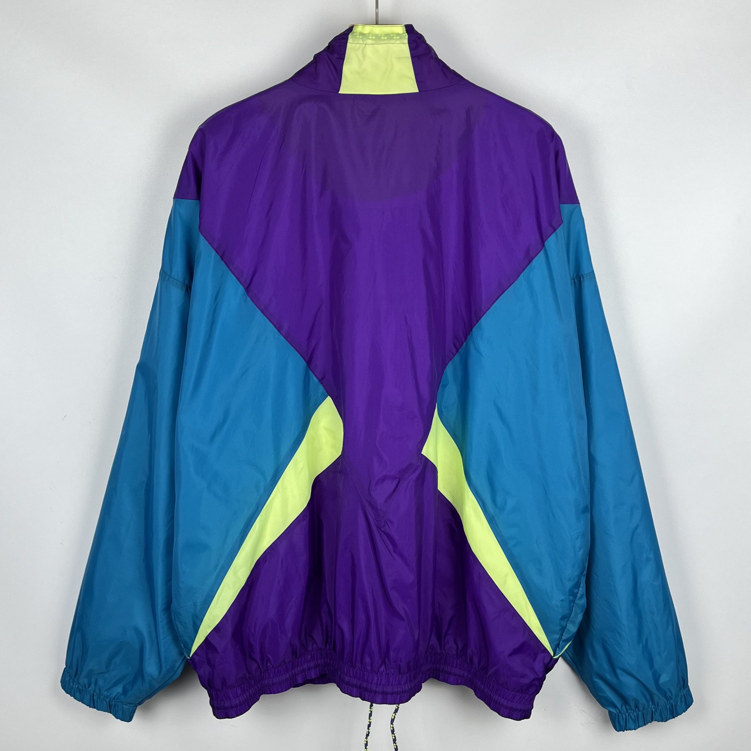 Nike Vintage Nike Multicolour Nylon Light Track Jacket 90’s Size US XXL / EU 58 / 5 - 21 Thumbnail