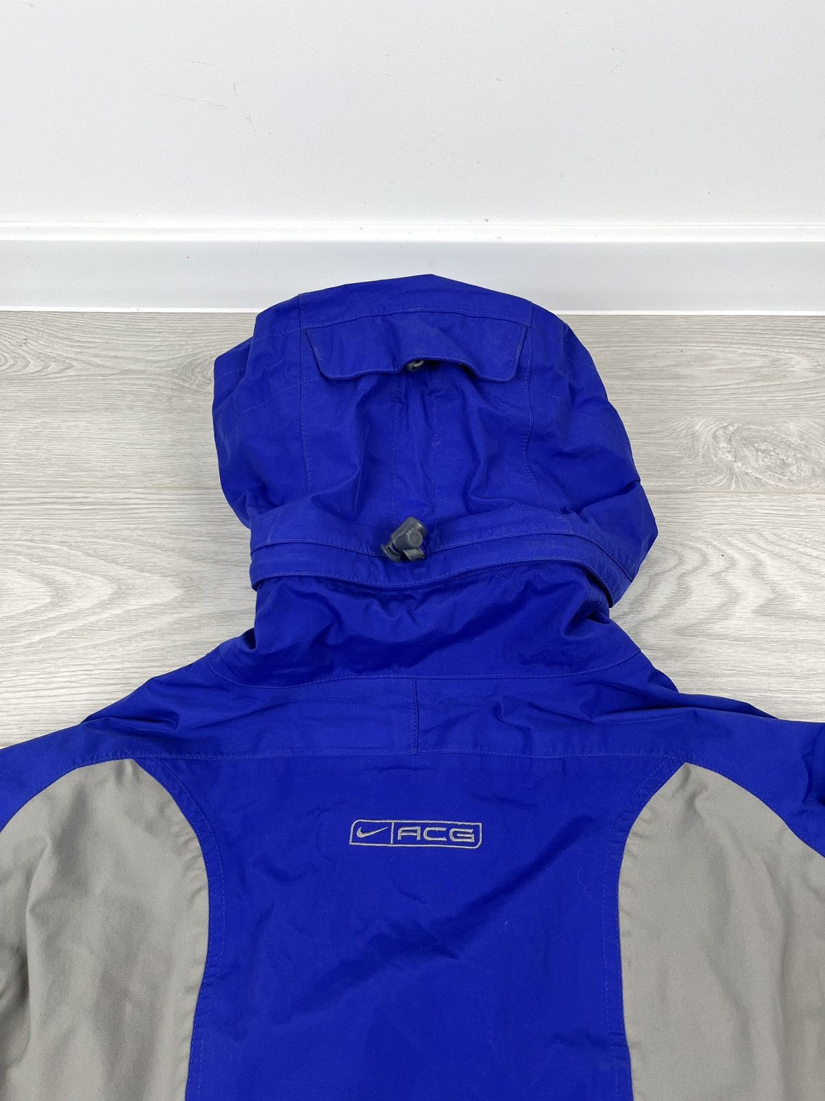 Vintage Nike ACG Vintage 00s Blue Waterproof Gorpcore Jacket Size US S / EU 44-46 / 1 - 12 Thumbnail