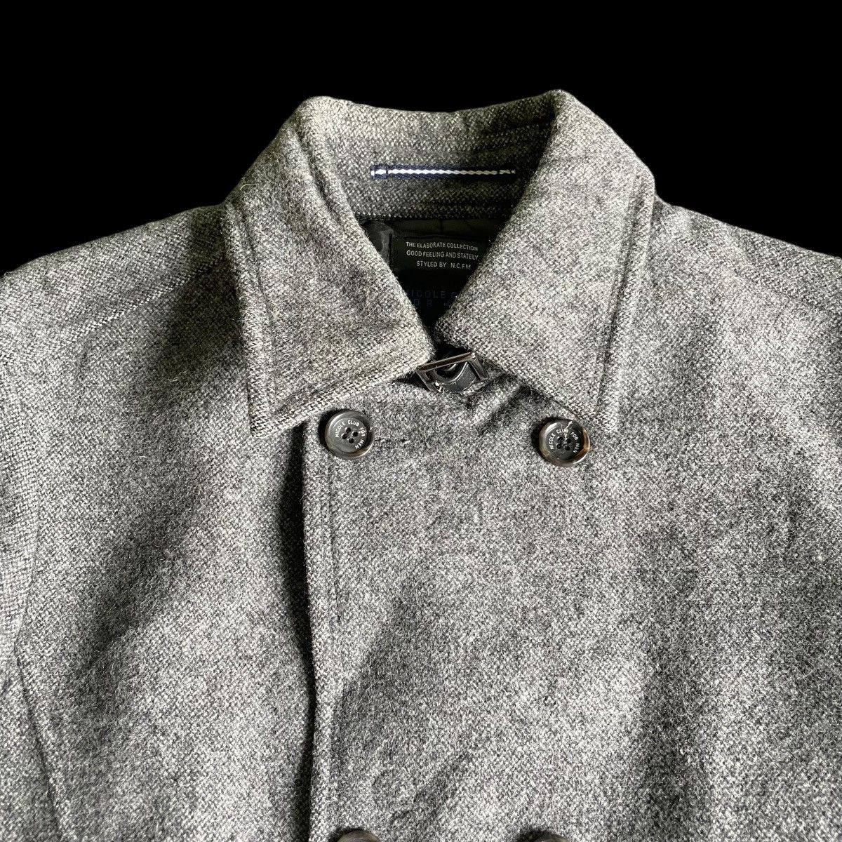 Nicole Club 🇯🇵 NICOLE CLUB FOR MEN DOUBLE BREASTED JACKET Size US L / EU 52-54 / 3 - 3 Thumbnail