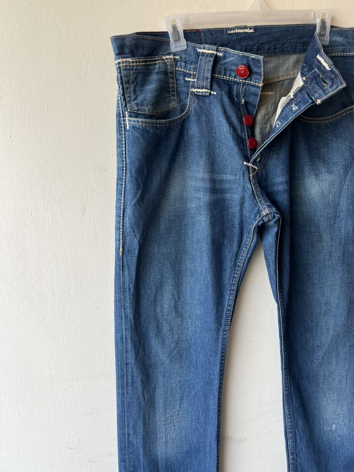 Levi's Vintage 2000s Levi’s RED Large Back Pocket Denim Jeans Size US 33 - 10 Thumbnail