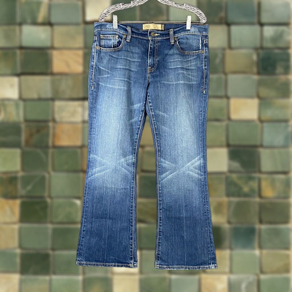 Old Navy OND Old Navy Denim Low Waist Bootcut Stretch Blue Jeans Women’s 12 Short Size 34" / US 12 / IT 48 - 1 Thumbnail