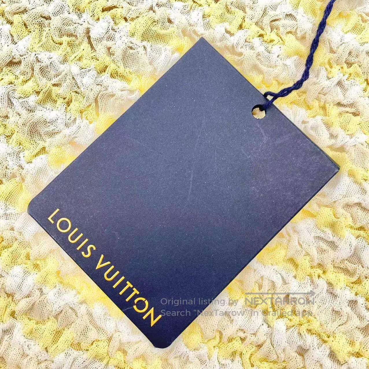 Louis Vuitton Louis Vuitton Pleated chick yellow striped short sleeves| Size M / US 6-8 / IT 42-44 - 6 Thumbnail