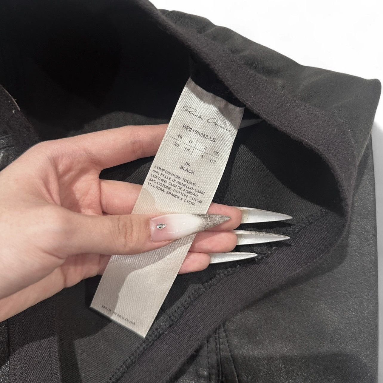 Rick Owens Rick Owens SS21 PHLEGETHON Leather Skirt Size 26" / US 2 / IT 38 - 6 Thumbnail