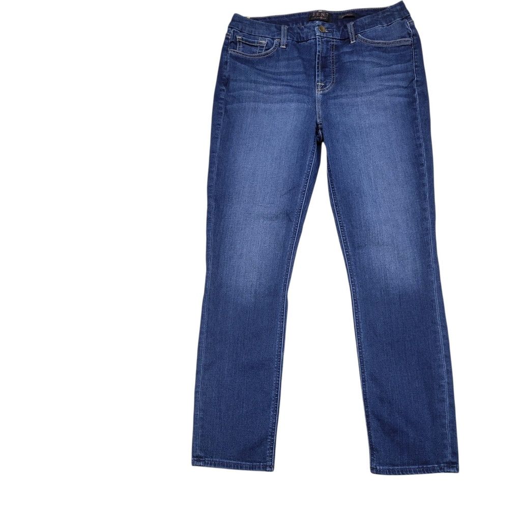 Jennifer Lopez Seven For All Mankind Jen7 Women's Medium Wash Blue Ankle Sk Size 30" / US 8 / IT 44 - 5 Thumbnail