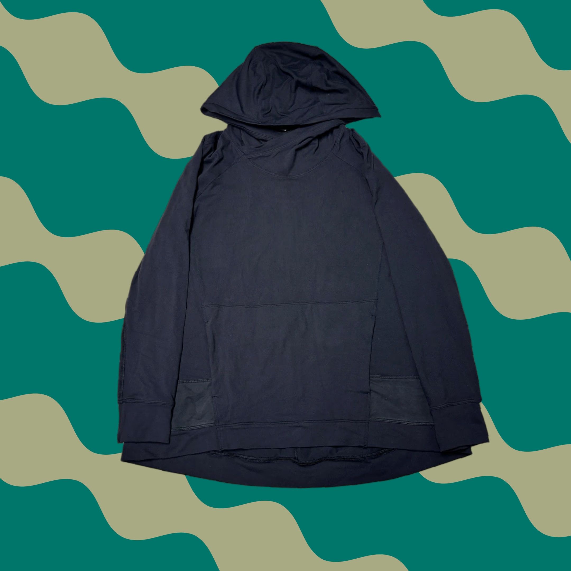Lululemon Lululemon Hooded Pullover Tunic Top Womens Size 2 Black Athleisure Hoodie Pullover Top Size XS / US 0-2 / IT 36-38 - 1 Thumbnail