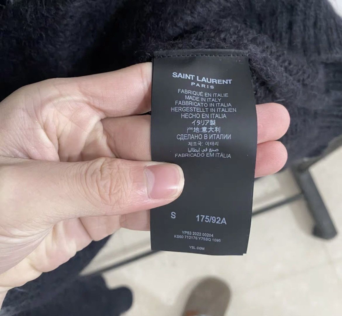 Saint Laurent Paris Saint Laurent Paris Black logo sweater Size US S / EU 44-46 / 1 - 3 Thumbnail