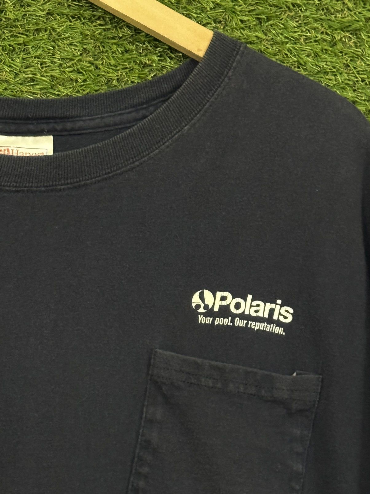 Vintage Vintage Hanes Beefy Polaris Pool Supply Pocket Heavyweight Size US XL / EU 56 / 4 - 3 Thumbnail