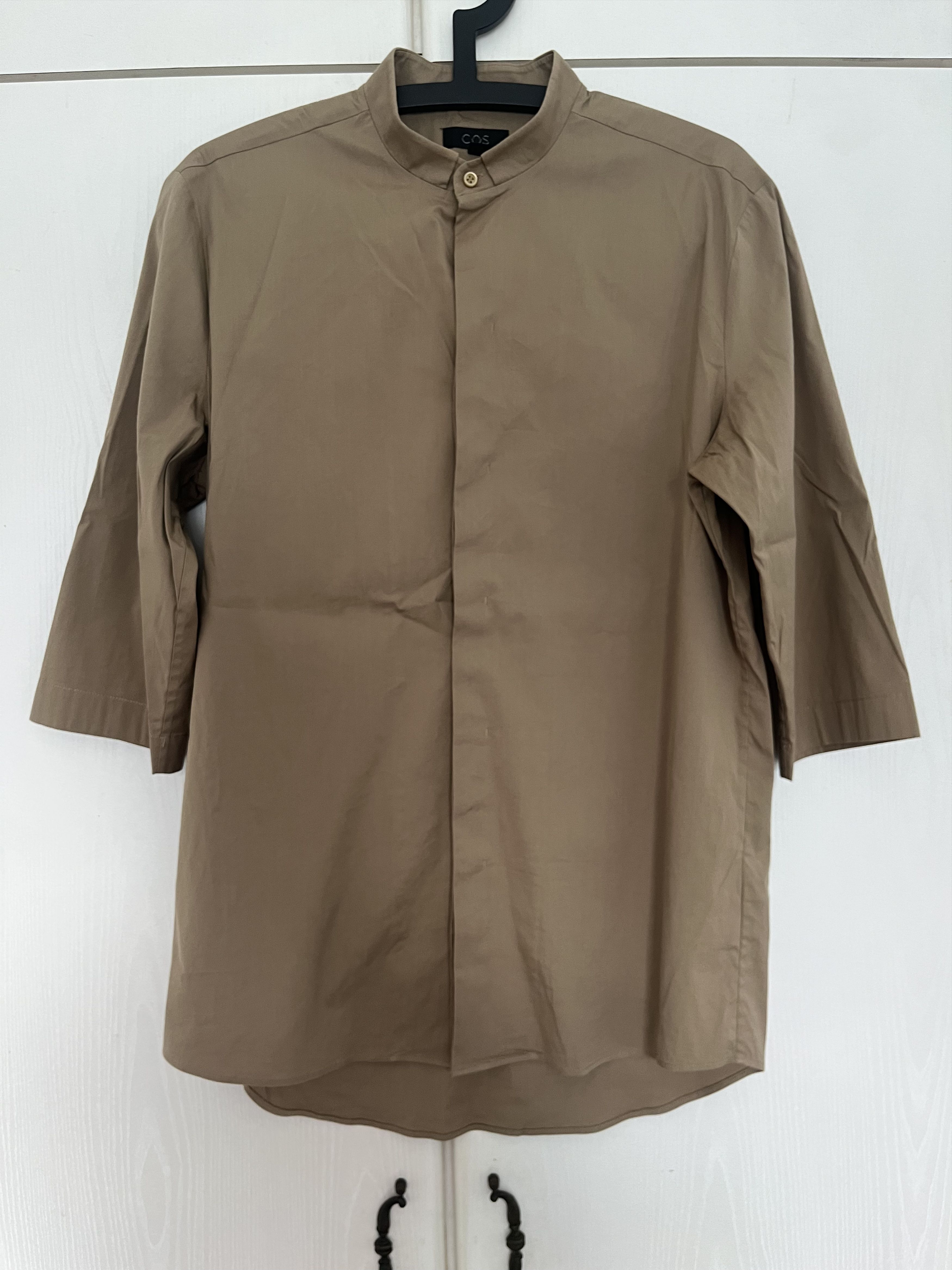 Cos COS Mandarin-collar Midsleeve Shirt Size US S / EU 44-46 / 1 - 1 Thumbnail
