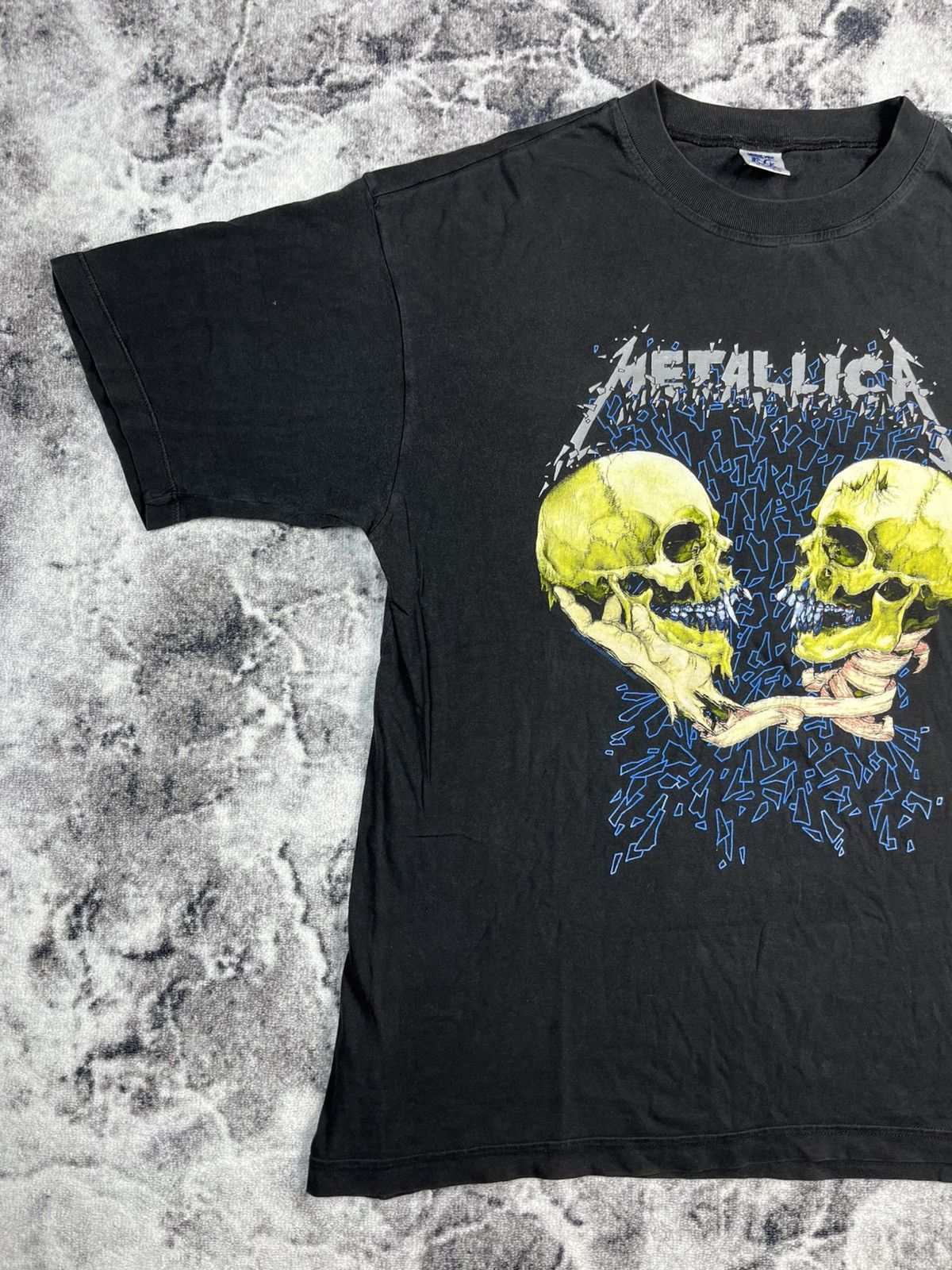 Metallica Vintage 1994 Metallica Skull Tee Music Max Log Shop Size US XL / EU 56 / 4 - 2 Thumbnail