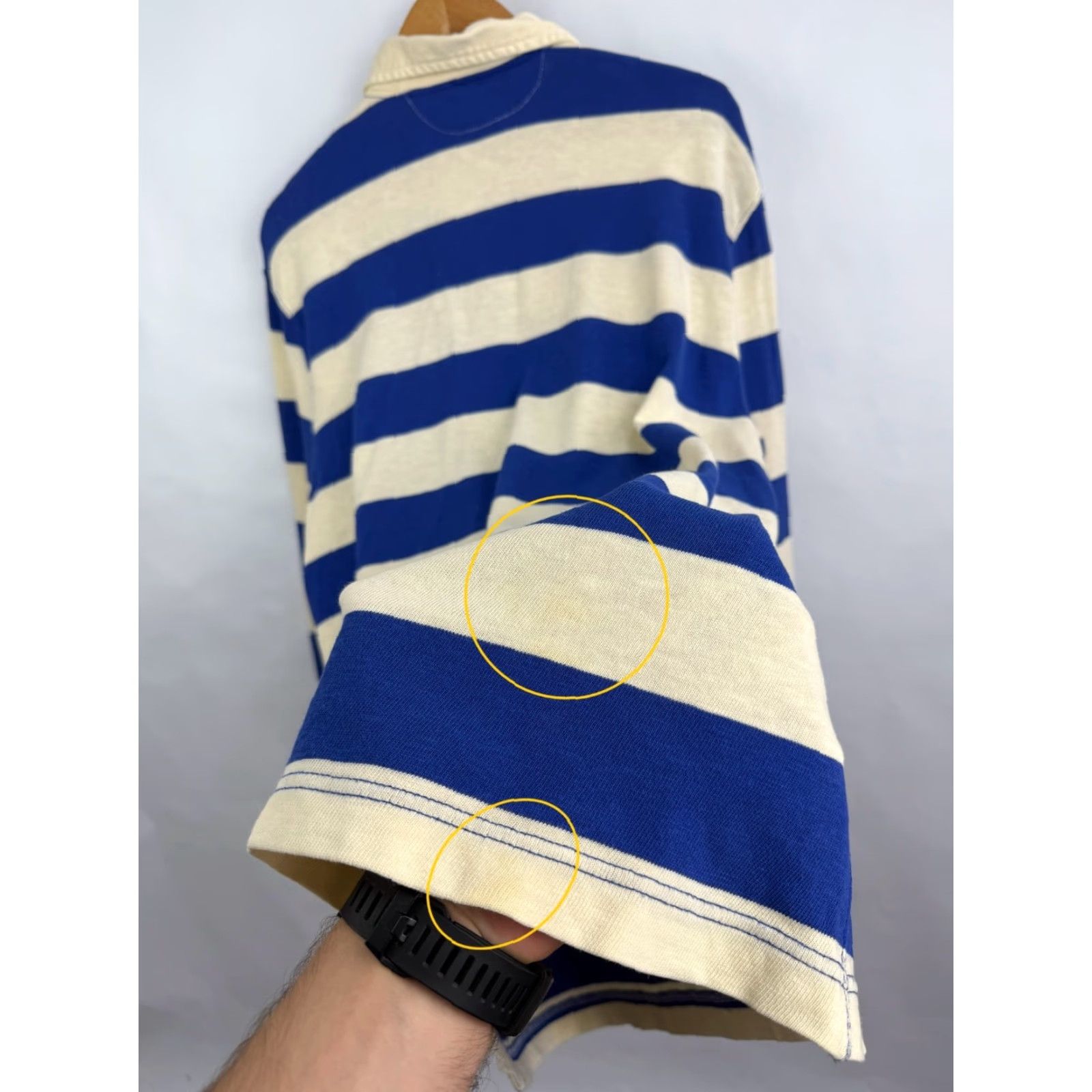 Polo Ralph Lauren VINTAGE Polo Ralph Lauren Dragon RLPC Long Sleeve Shirt L Blue/Beige 90s Mens Polo RL Dragon RLPC Long Sleeve Vintage 90s Blue Beige Mens Shirt Size US L / EU 52-54 / 3 - 8 Thumbnail