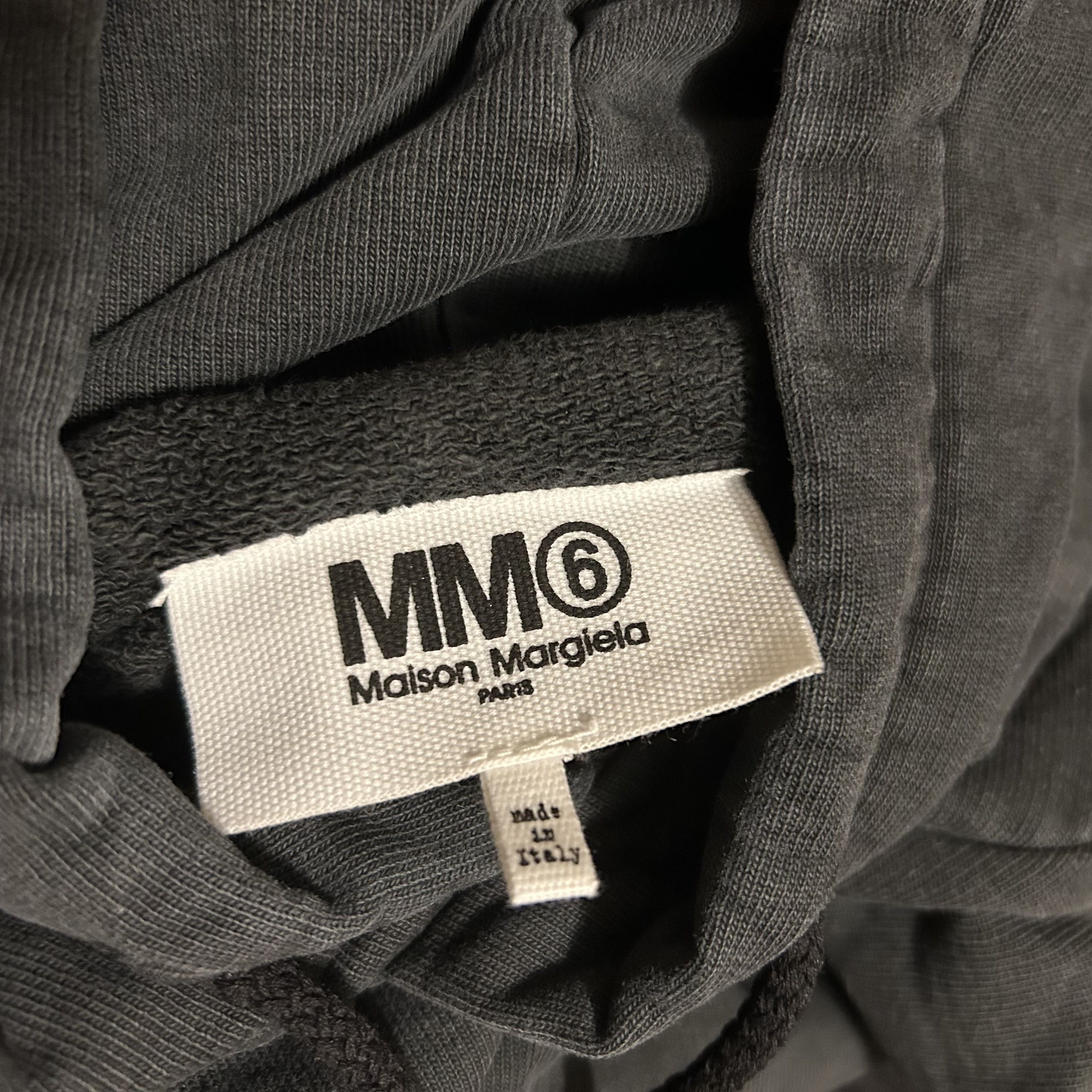 Maison Margiela MM6 Maison Margiela Vented Oversized Hoodie, Washed Black XL Size XL / US 12-14 / IT 48-50 - 2 Thumbnail