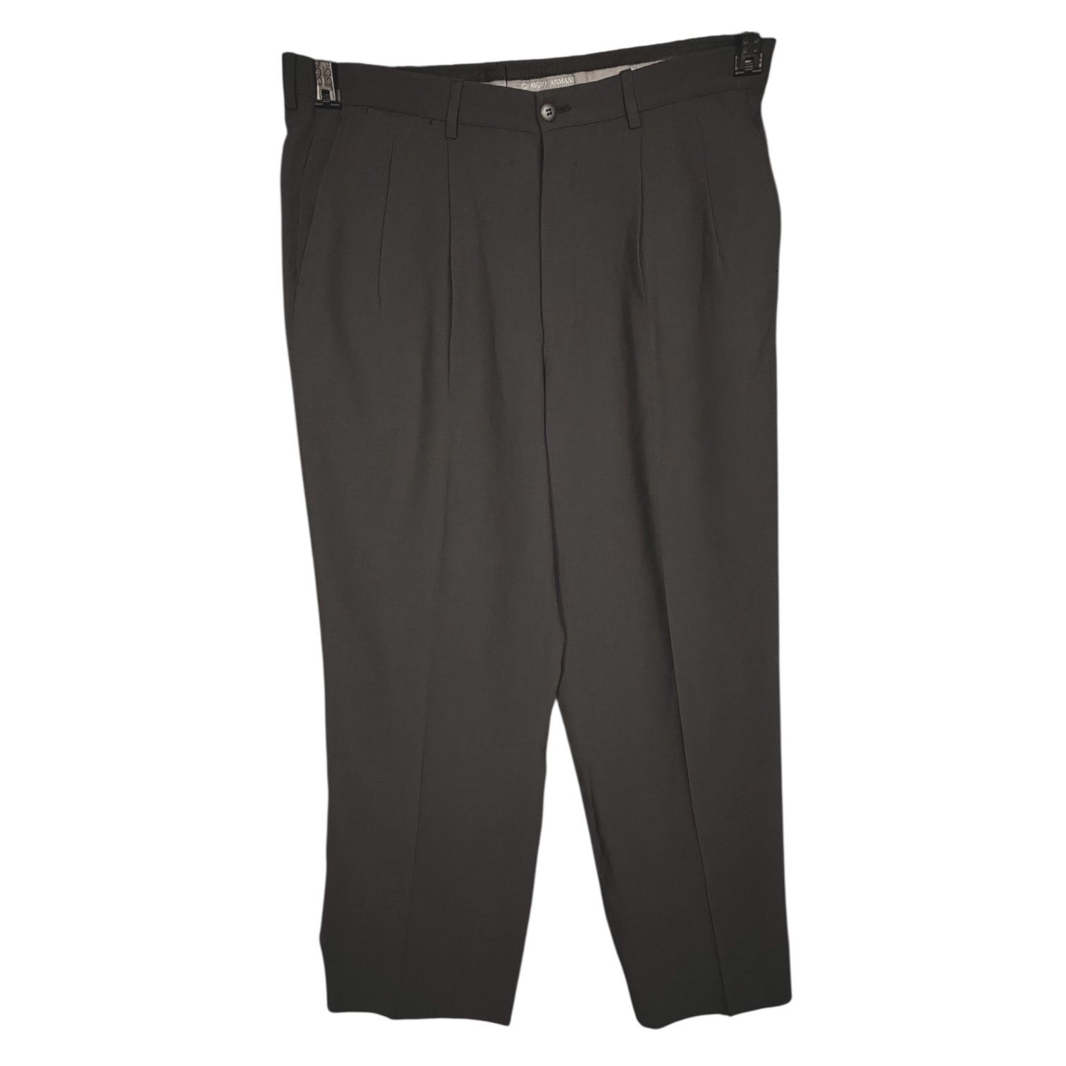 Giorgio Armani Giorgio Armani Pleated Gray Dress Pants Work Office 14/16 Size 36" / US 14 / IT 50 - 1 Thumbnail