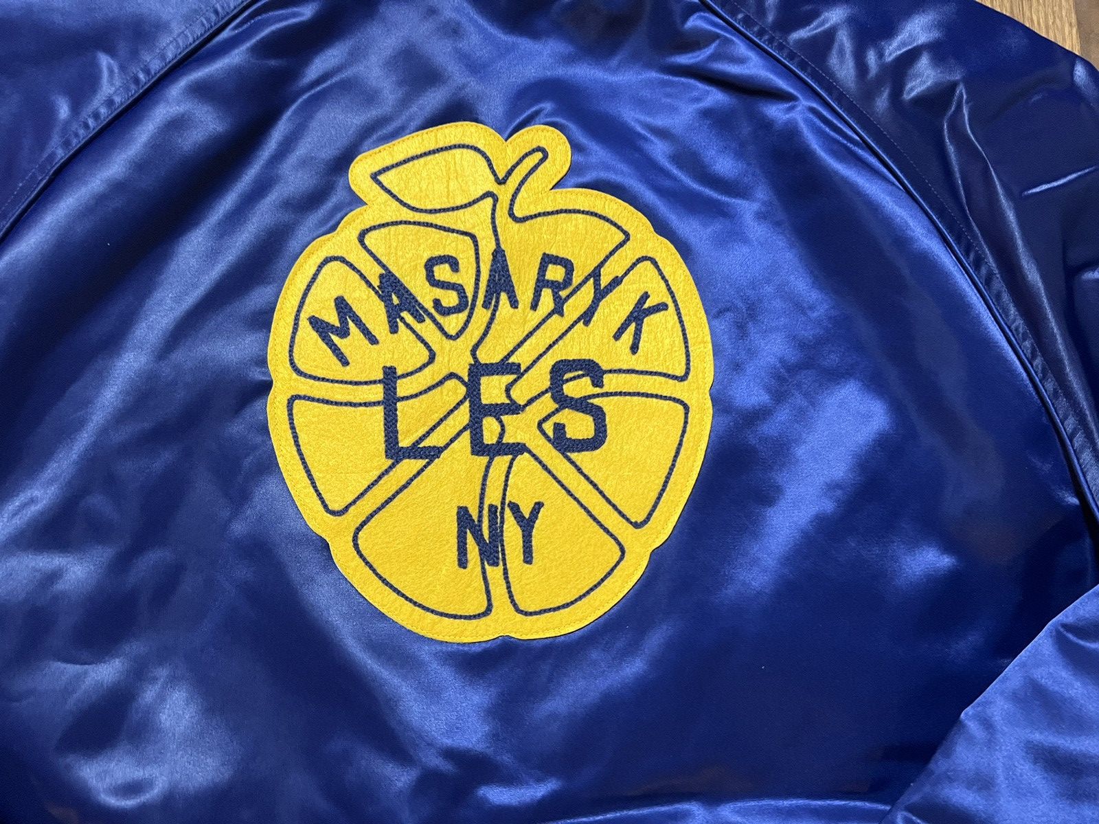 Aime Leon Dore × New Balance Aime Leon Dore ALD New Balance SONNY NY Satin Team Jacket Size US XL / EU 56 / 4 - 11 Thumbnail