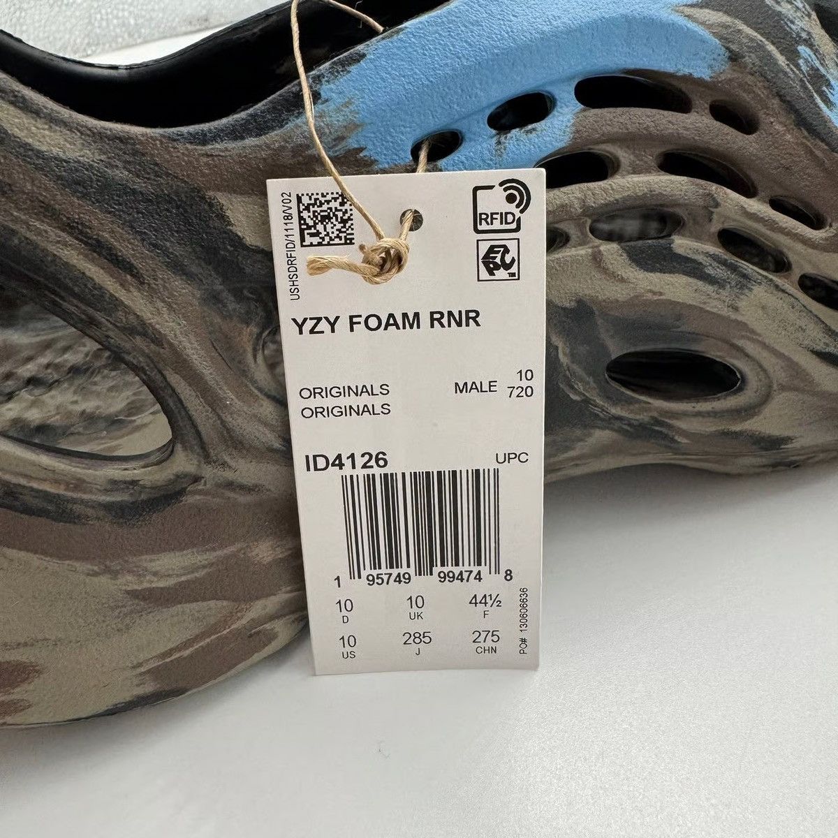 Adidas Adidas Yeezy Foam RNR MX Cinder Size US 10 / EU 43 - 8 Thumbnail