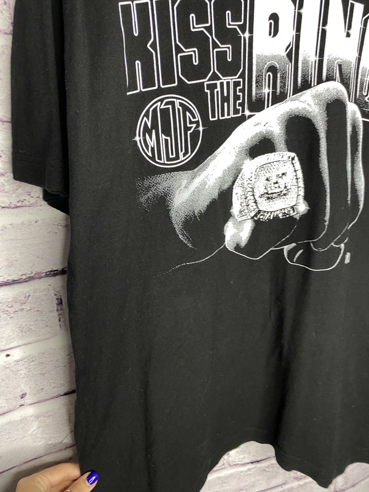 Band Tees Men's T-Shirt Kiss The Ring MJF Rome Streetz Band Tee Size US L / EU 52-54 / 3 - 8 Thumbnail