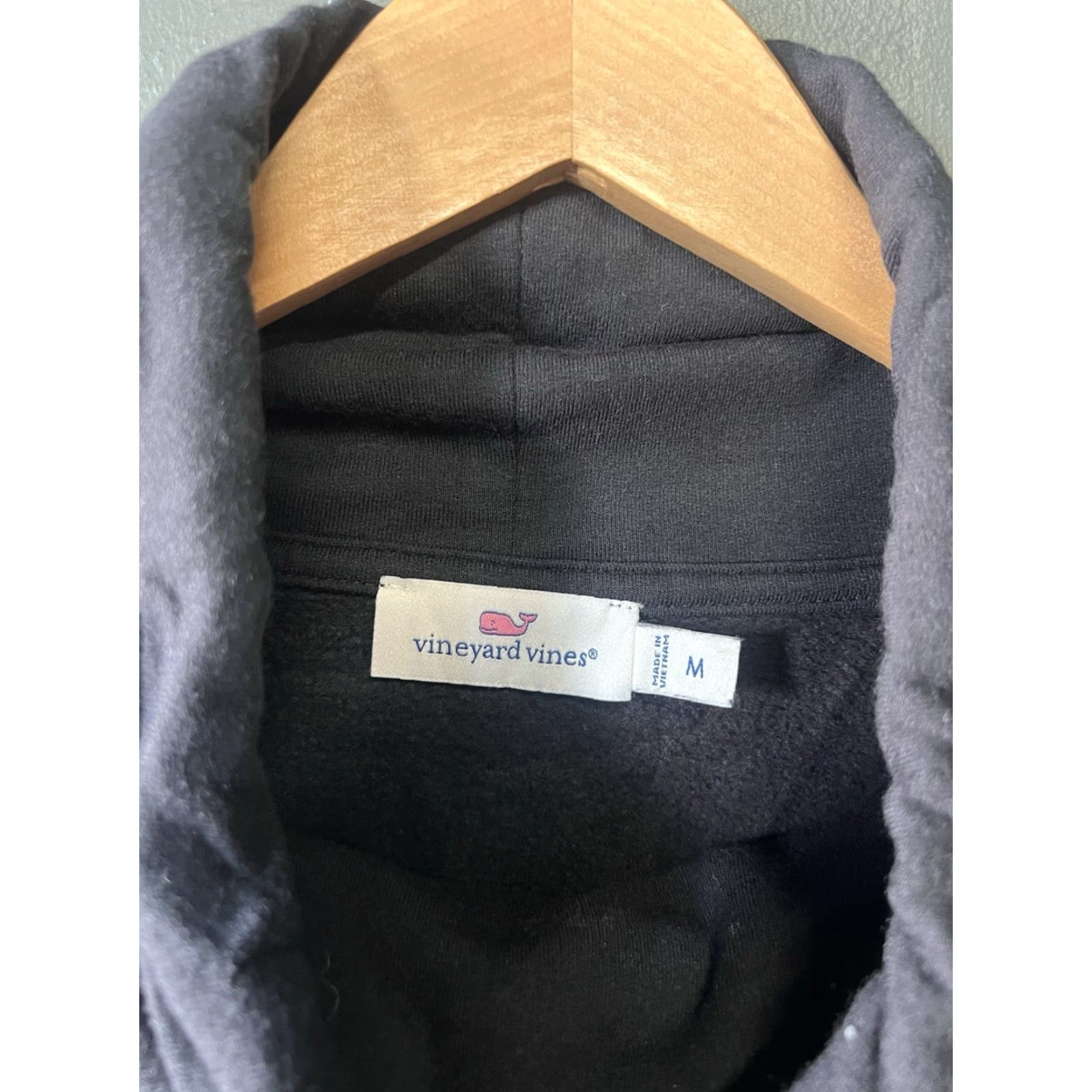 Vineyard Vines Vineyard Vines Womens Black Long Sleeve Pullover Funnel Neck Sweatshirt Medium Size M / US 6-8 / IT 42-44 - 3 Thumbnail