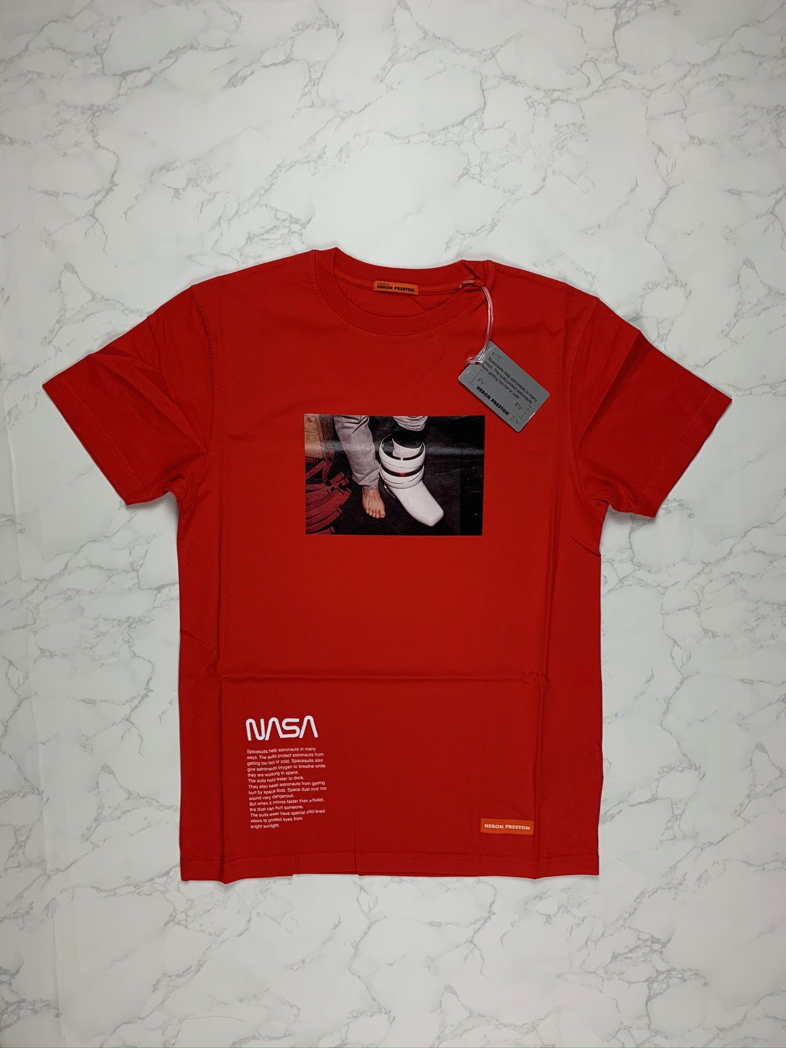 Heron Preston 🔥65% OFF🔥 [SALE] Heron Preston Red Photo Nasa T-Shirt Size US XS / EU 42 / 0 - 2 Thumbnail