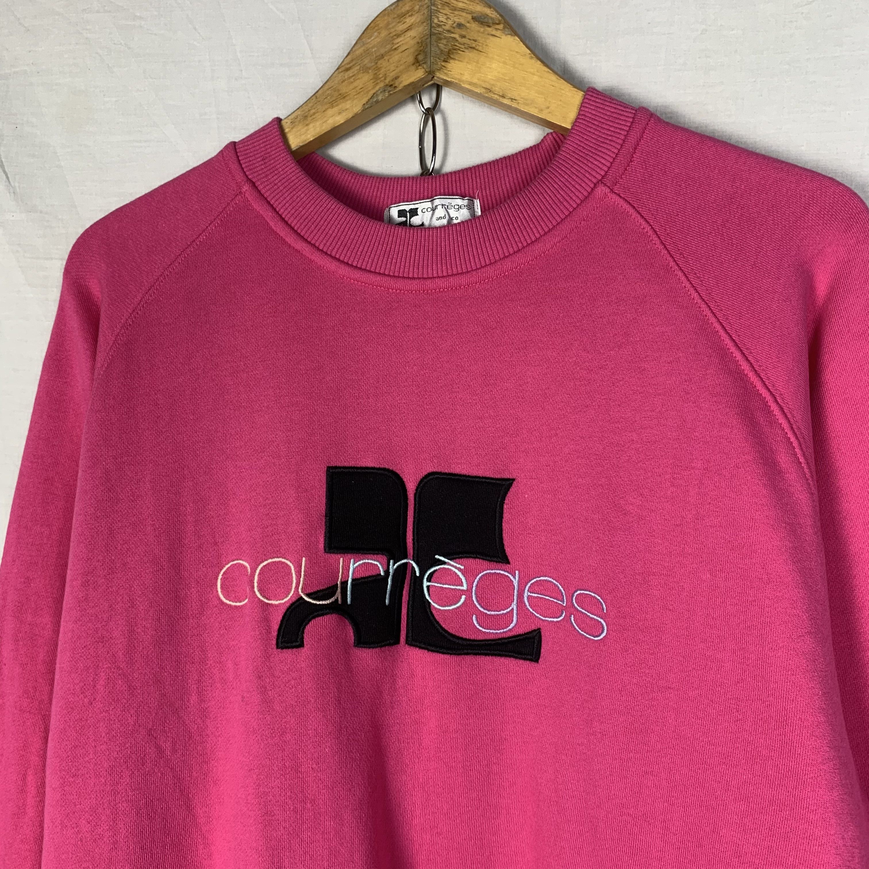 Courreges Vintage Courreges Paris Sweatshirt Crewneck Size L / US 10 / IT 46 - 2 Thumbnail