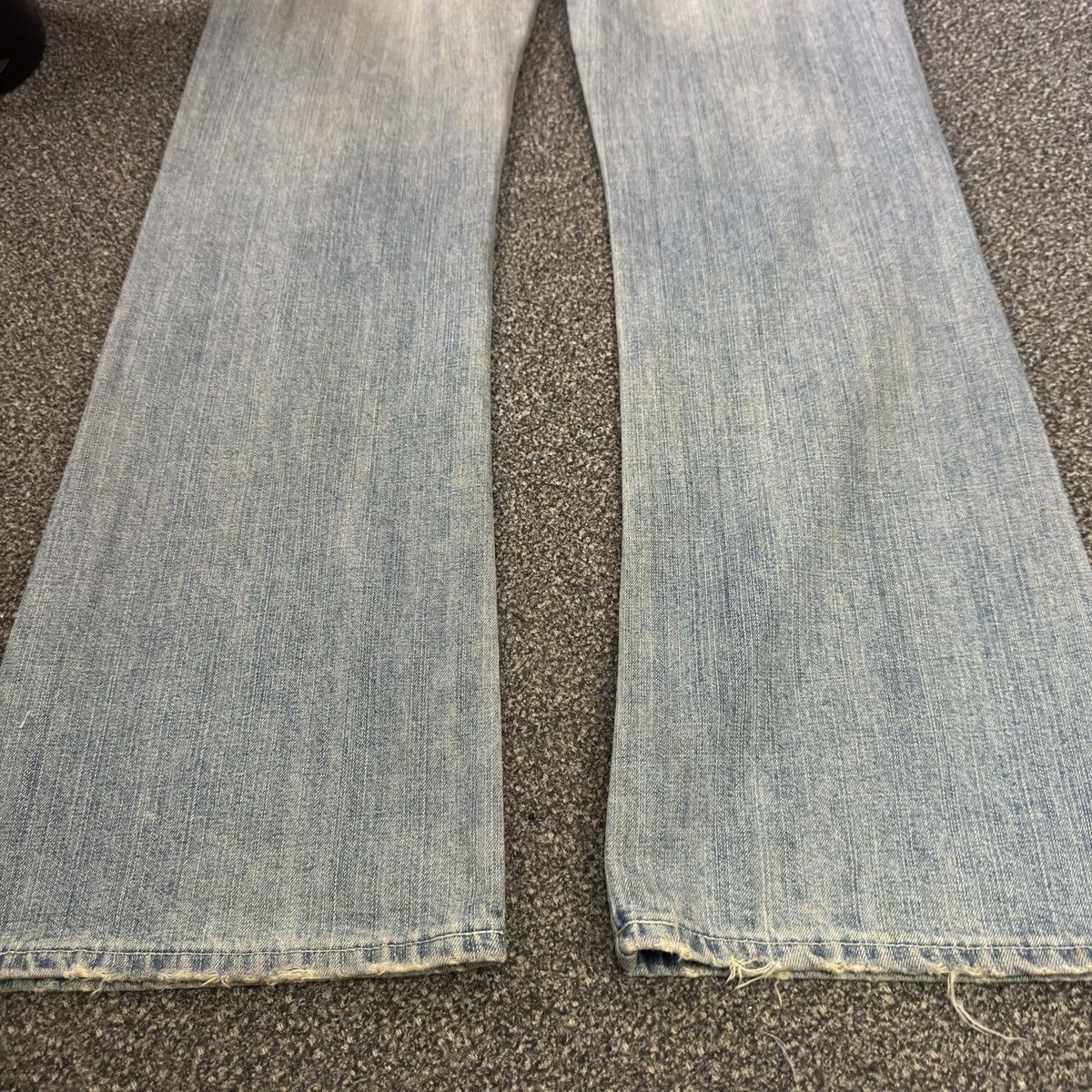 Undercover × Uniqlo 🔥🇯🇵 90s Flared S003 Uniqlo Faded Distressed Dirty Wash Denim Size US 32 / EU 48 - 11 Thumbnail
